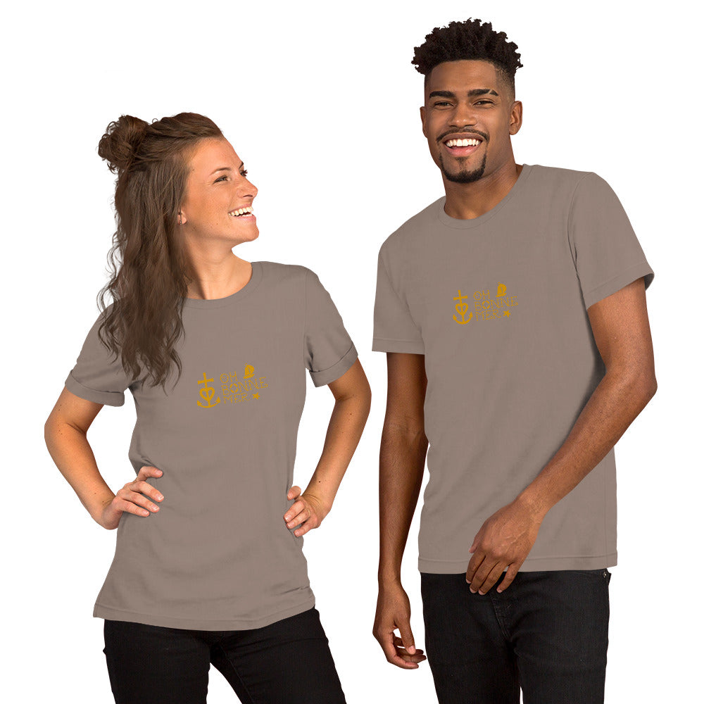 Unisex cotton t-shirt Oh Bonne Mer 2 on dark colors