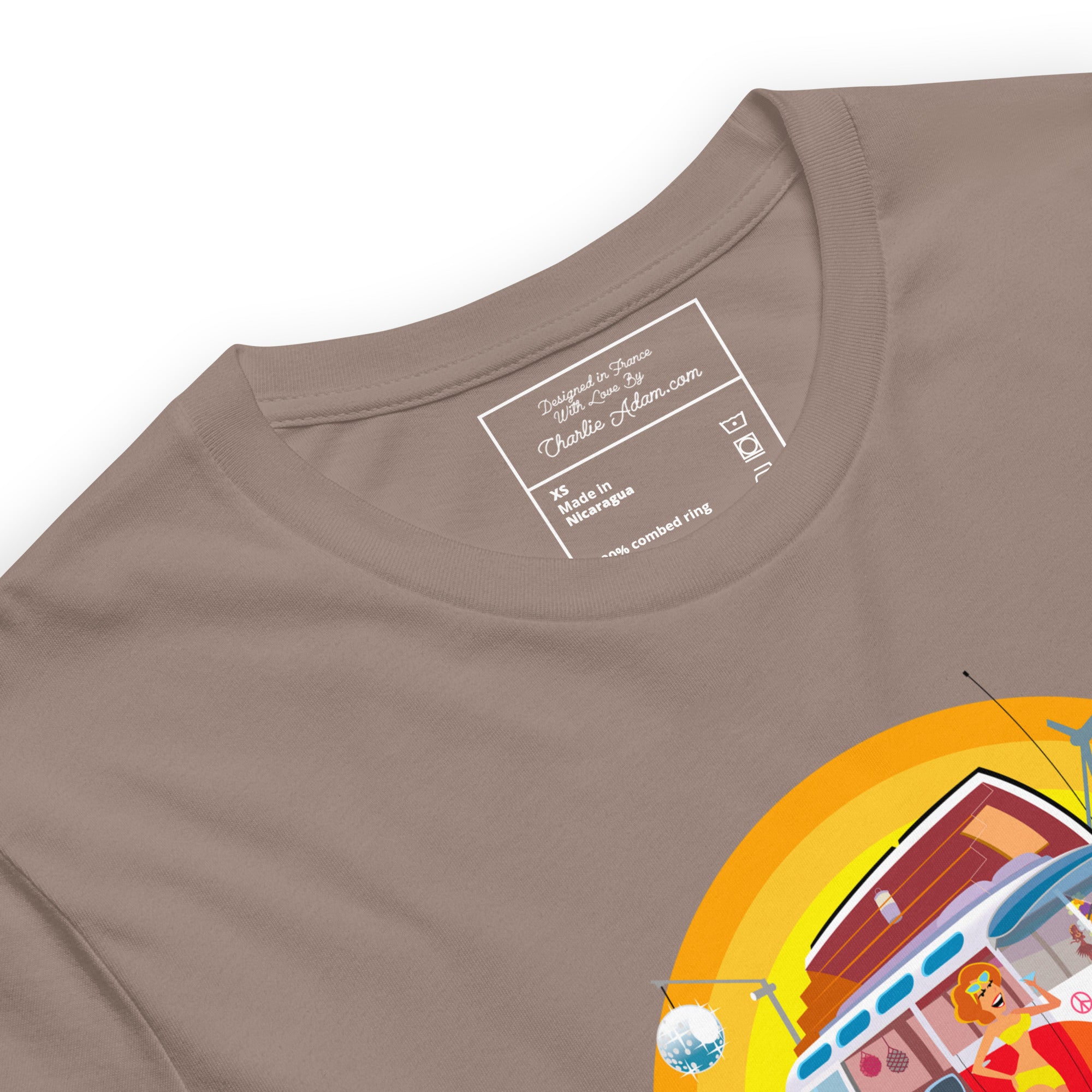 Unisex cotton t-shirt Ultra Combi on dark colors