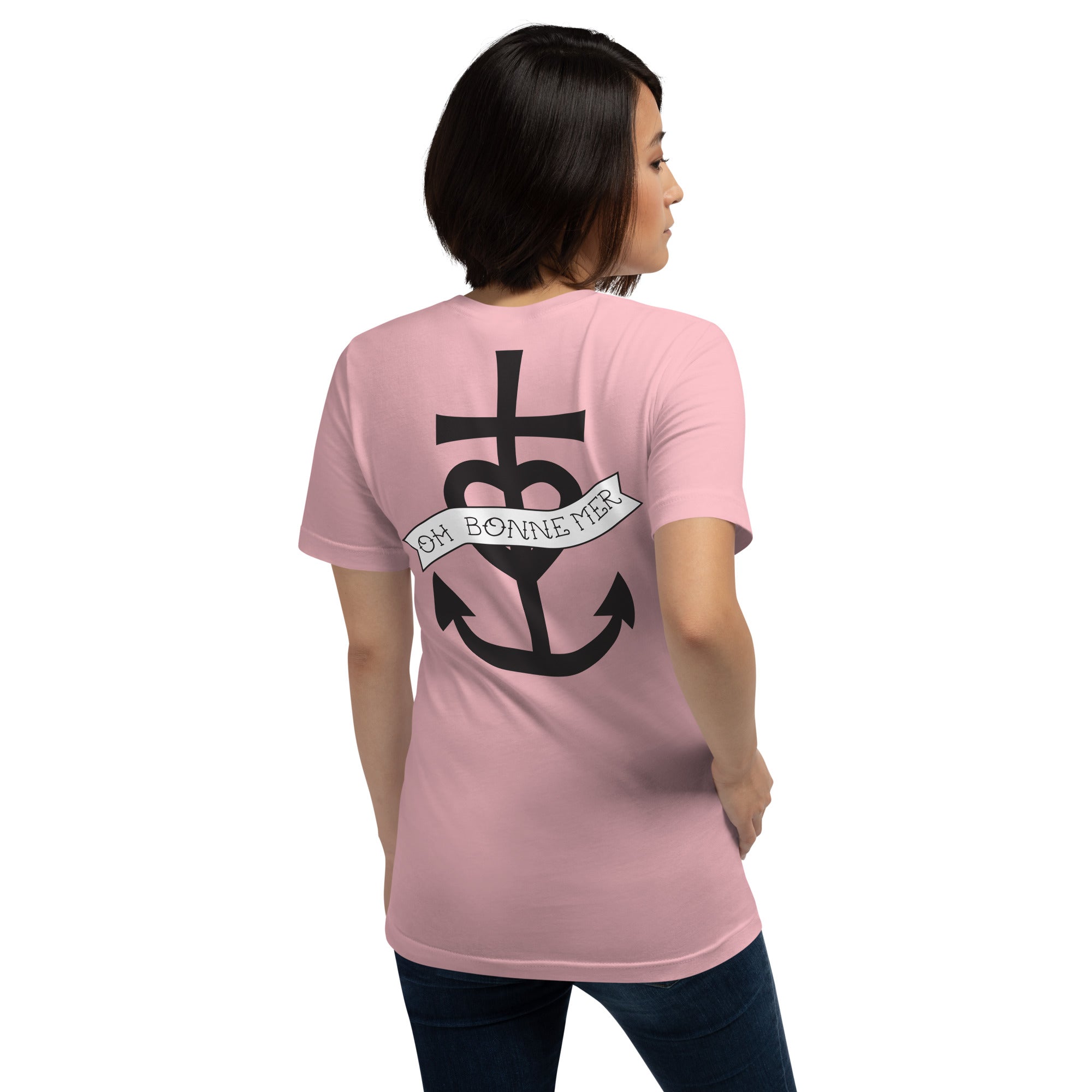 Unisex t-shirt Oh Bonne Mer 1 large printed pattern (back)