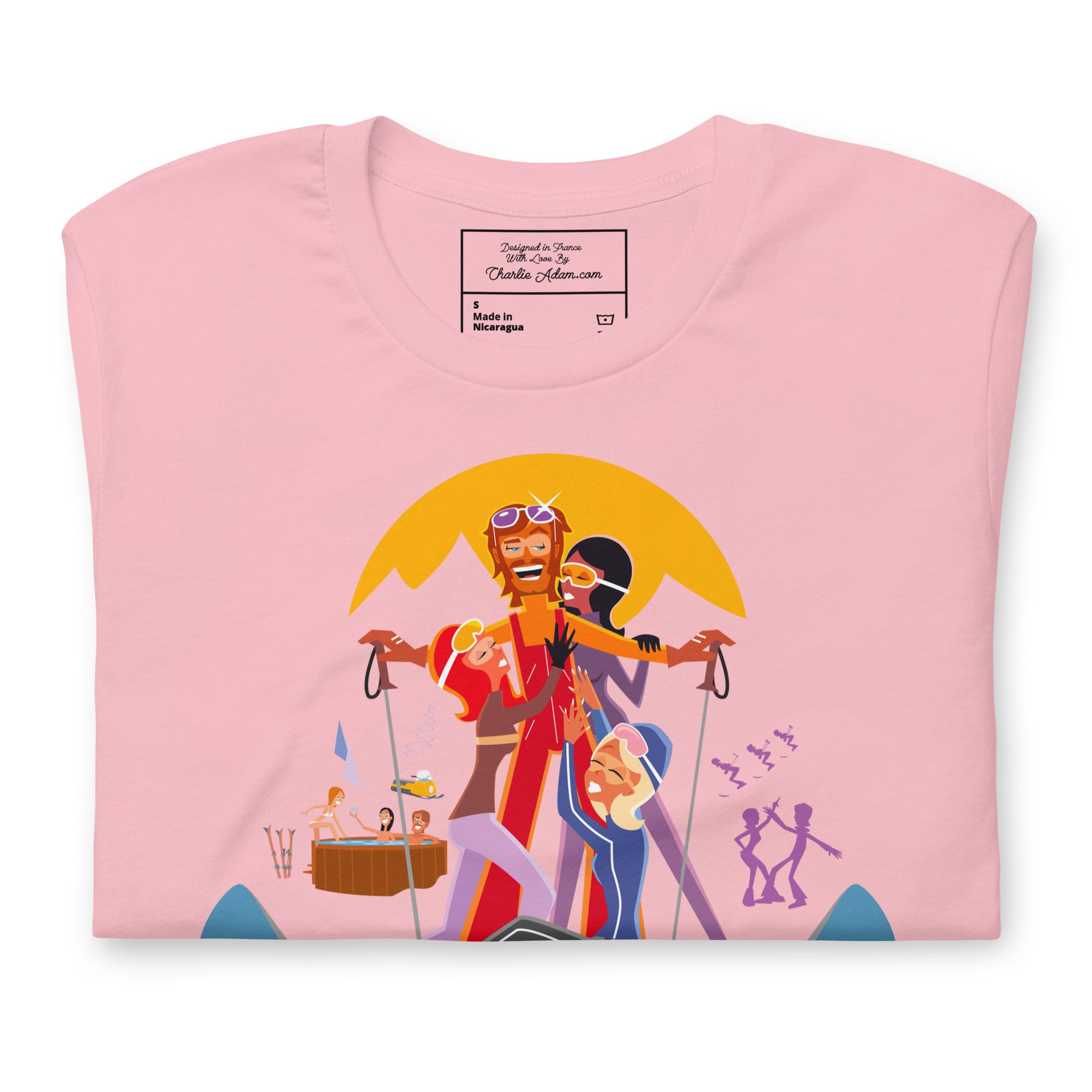 T-shirt en coton unisexe Love instructor First lesson free sur couleurs claires