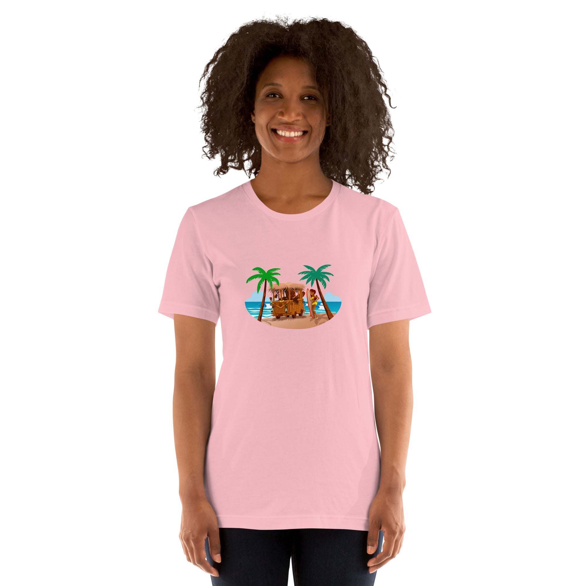 Unisex t-shirt Tiki Kombi on light colors