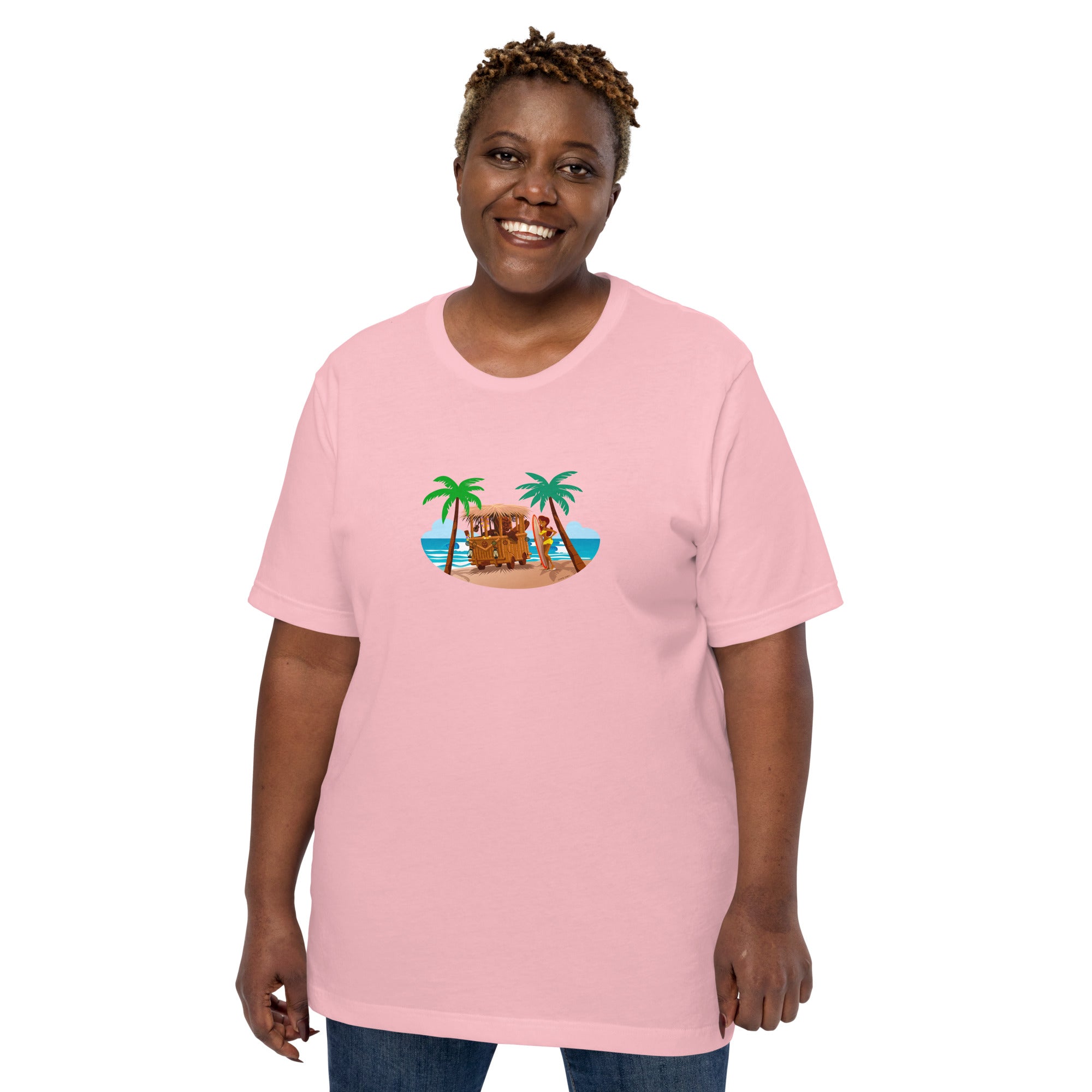 Unisex t-shirt Tiki Kombi on light colors