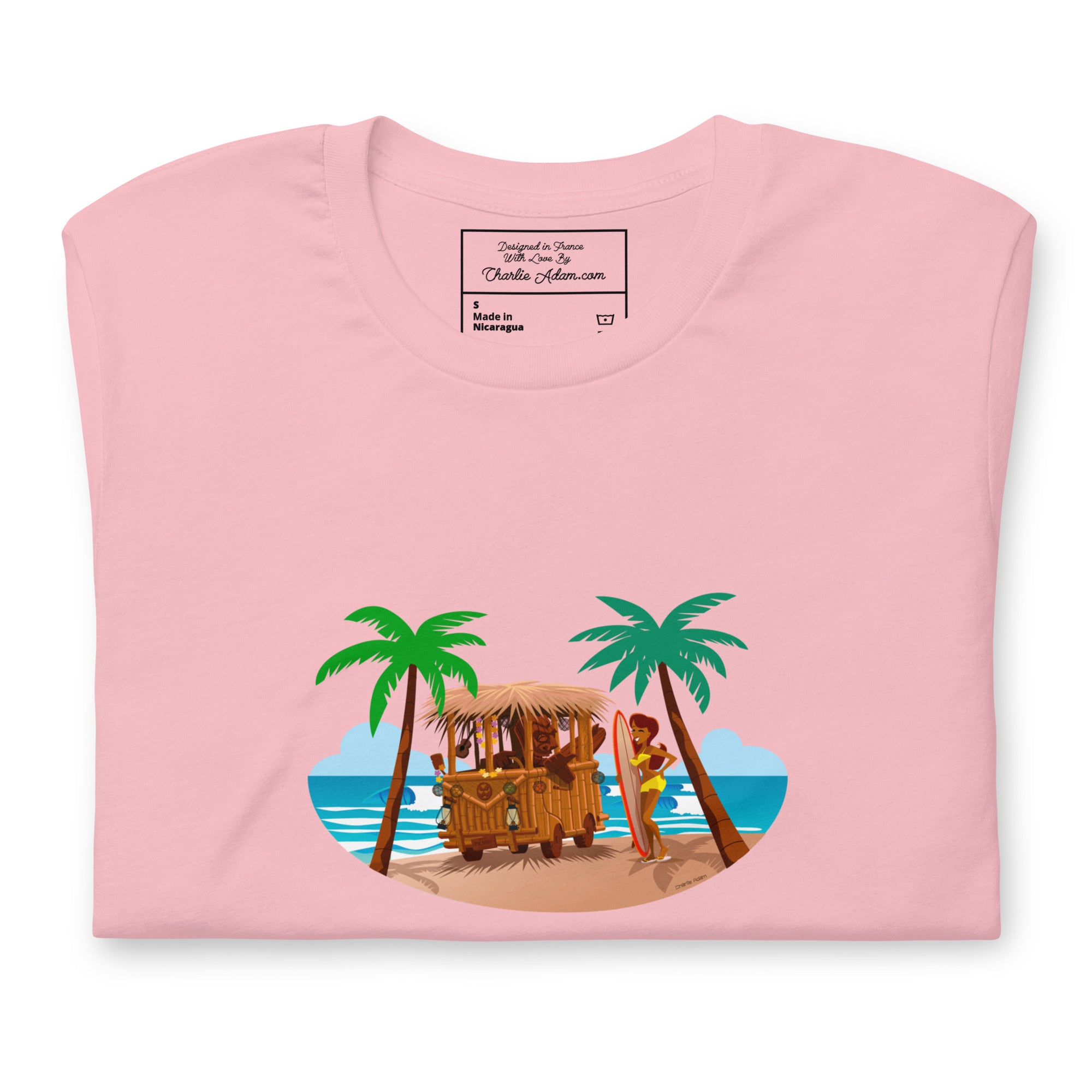 Unisex t-shirt Tiki Kombi on light colors