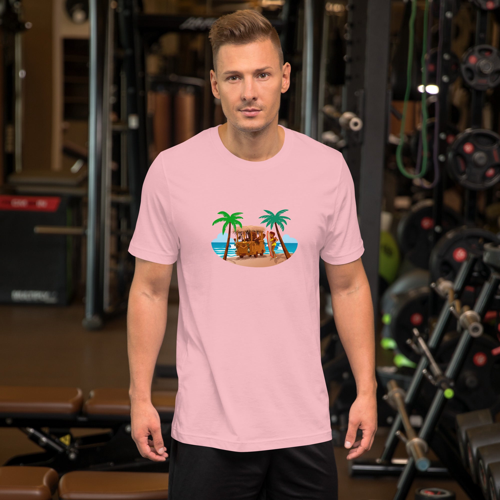 Unisex t-shirt Tiki Kombi on light colors