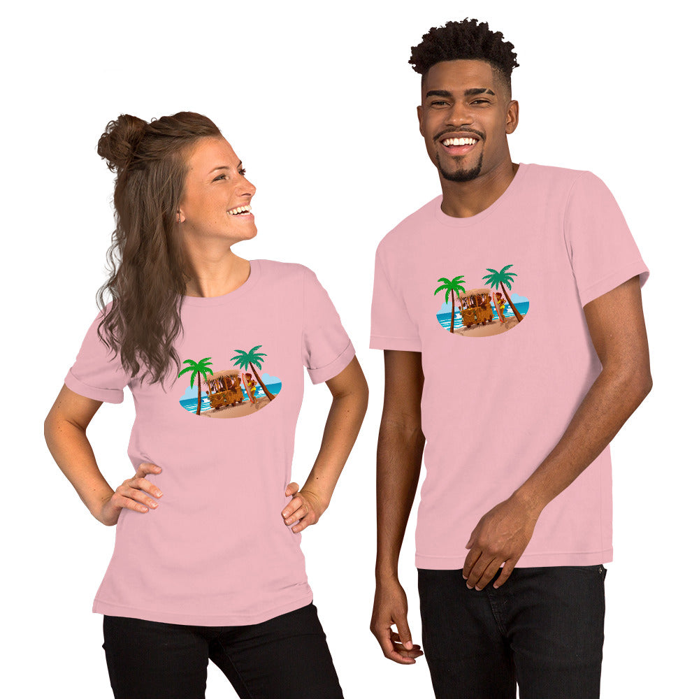 Unisex t-shirt Tiki Kombi on light colors