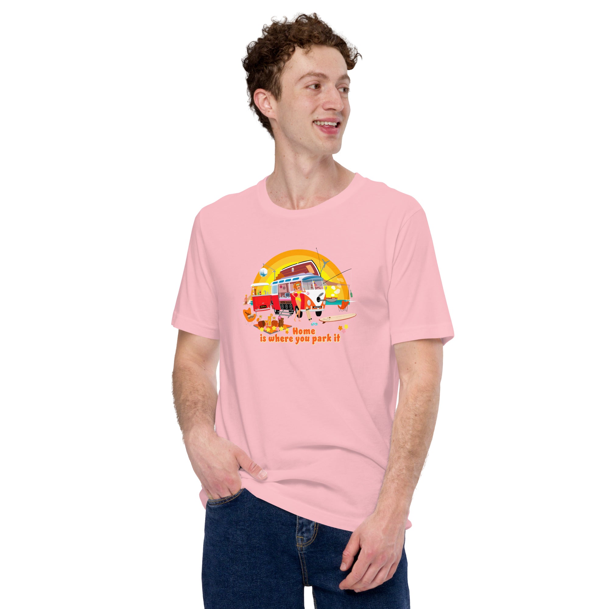 Unisex cotton t-shirt Ultra Combi on light colors