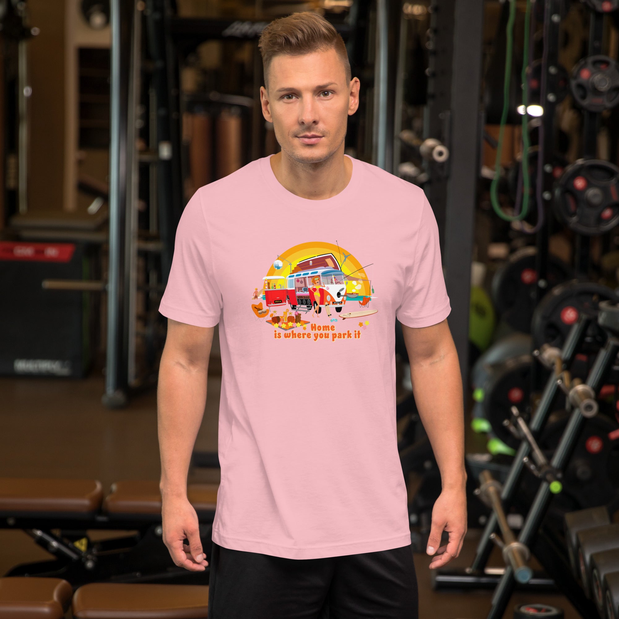 Unisex cotton t-shirt Ultra Combi on light colors