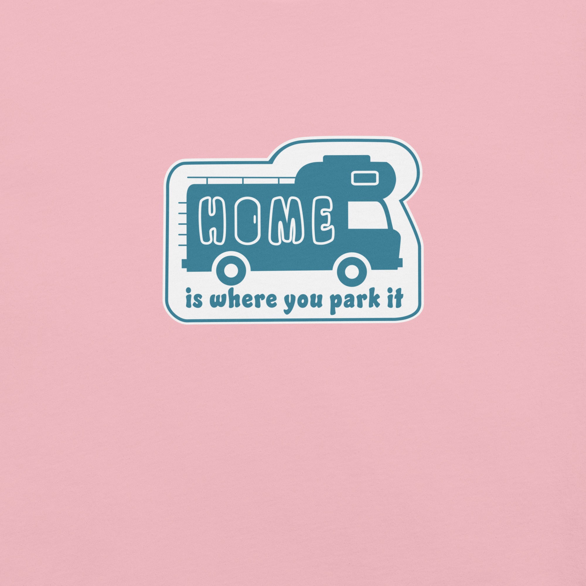 Unisex cotton t-shirt Bold Camper Van on light colors