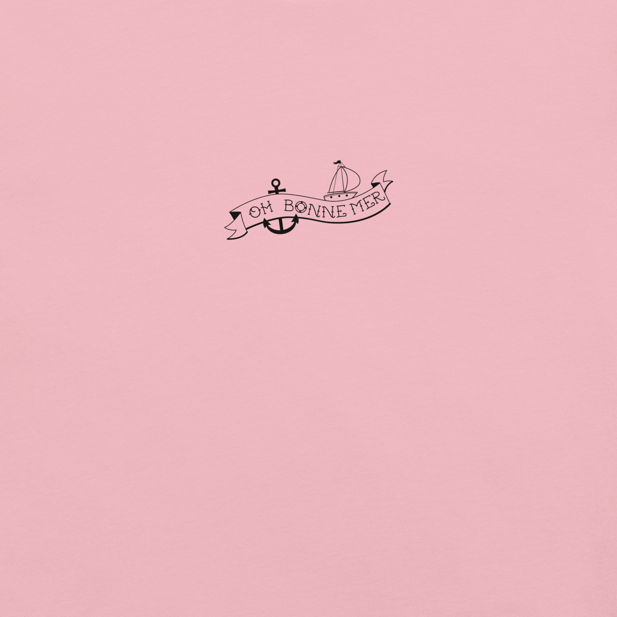 T-shirt en coton unisexe Oh Bonne Mer Tattoo black sur couleurs claires