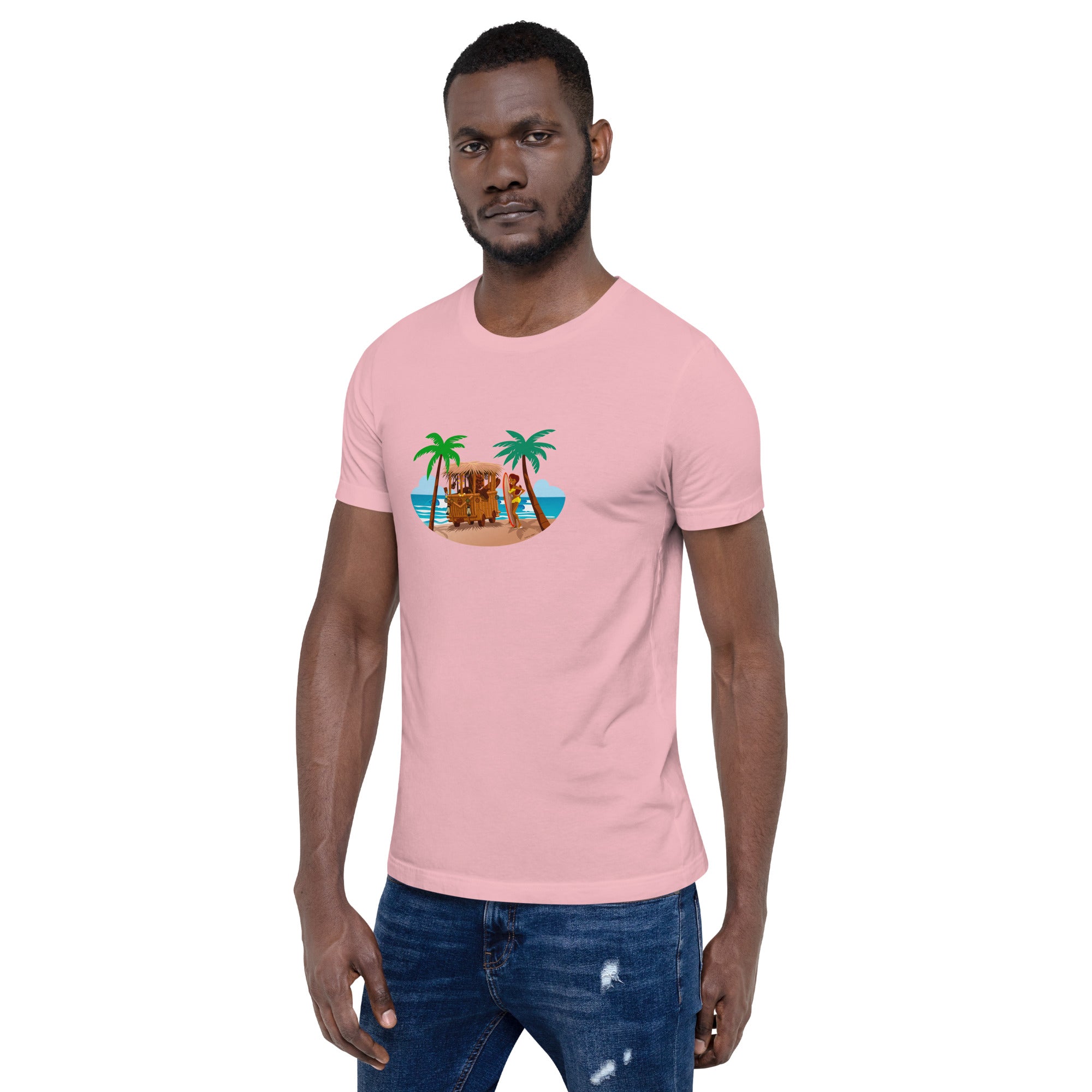Unisex t-shirt Tiki Kombi on light colors