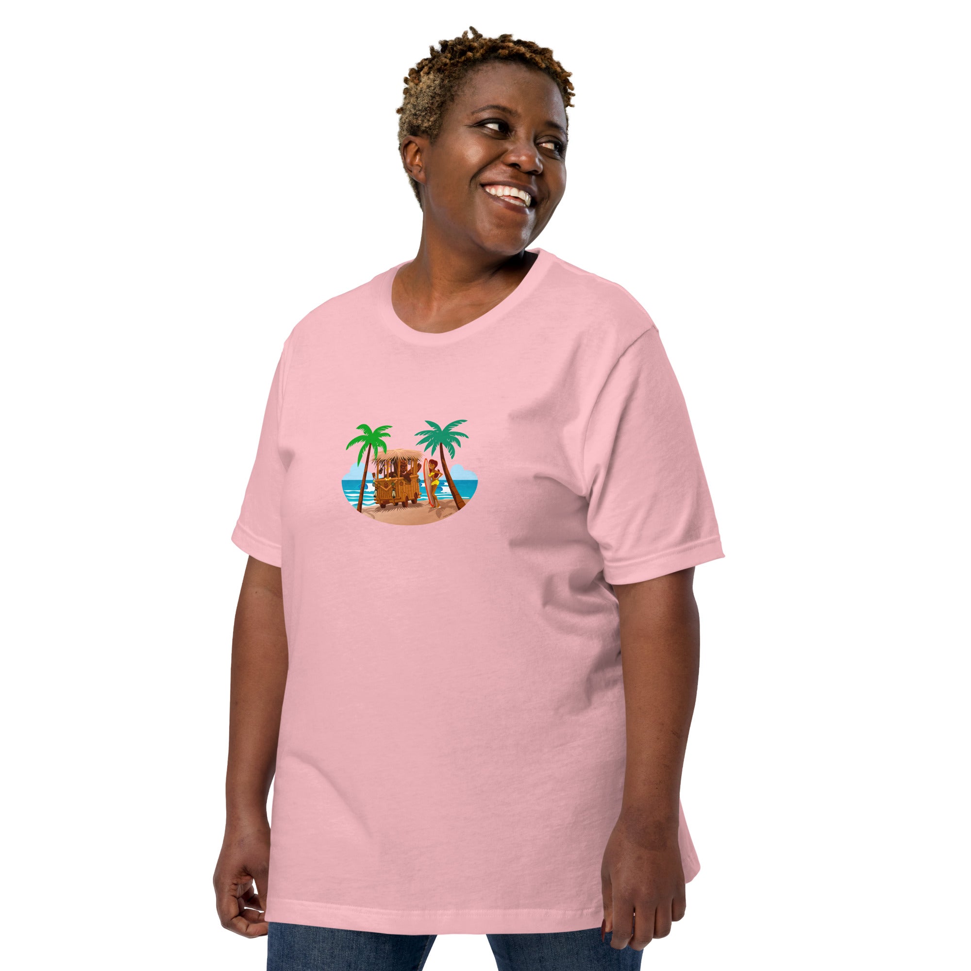 Unisex t-shirt Tiki Kombi on light colors