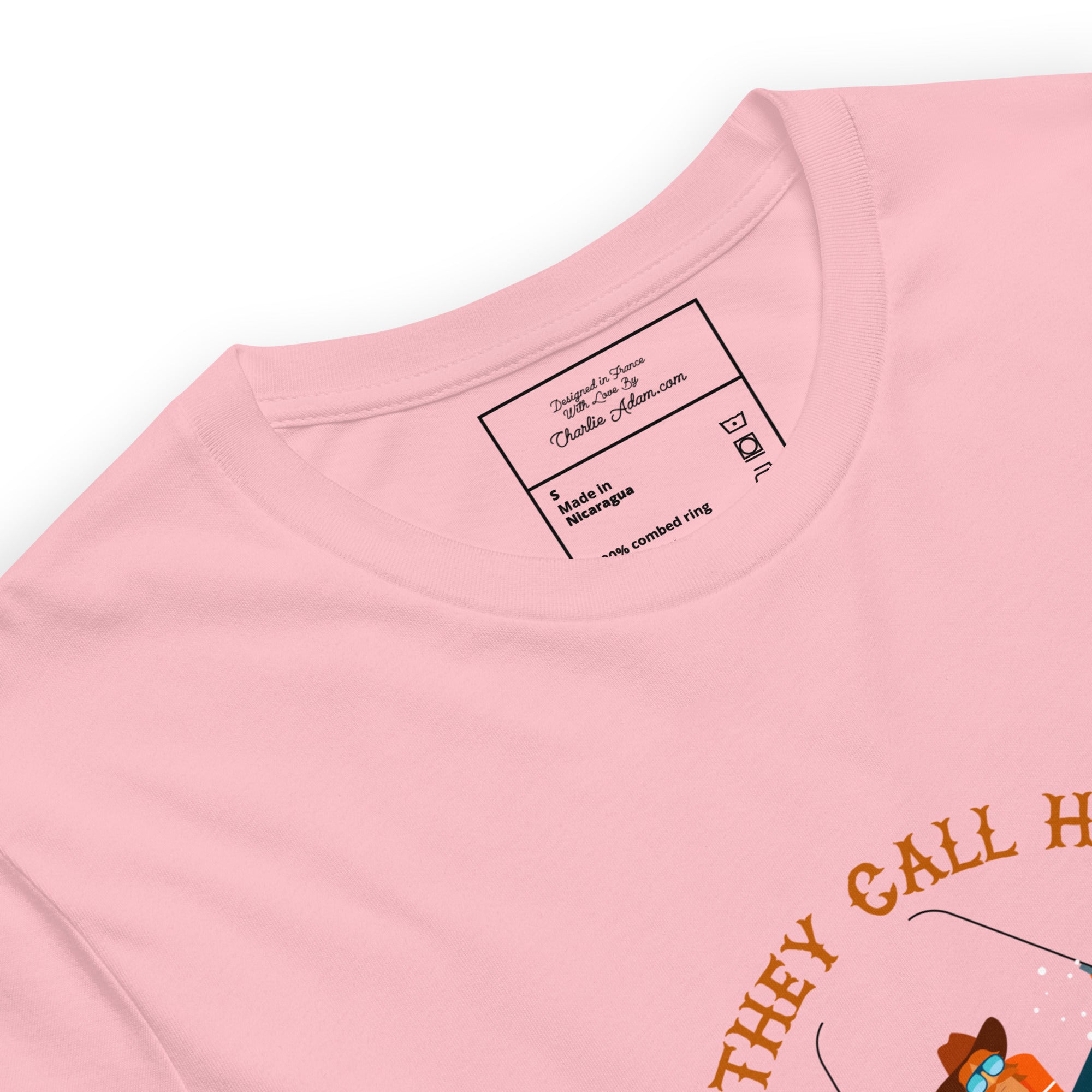 T-shirt en coton unisexe Hot Dogger sur couleurs claires