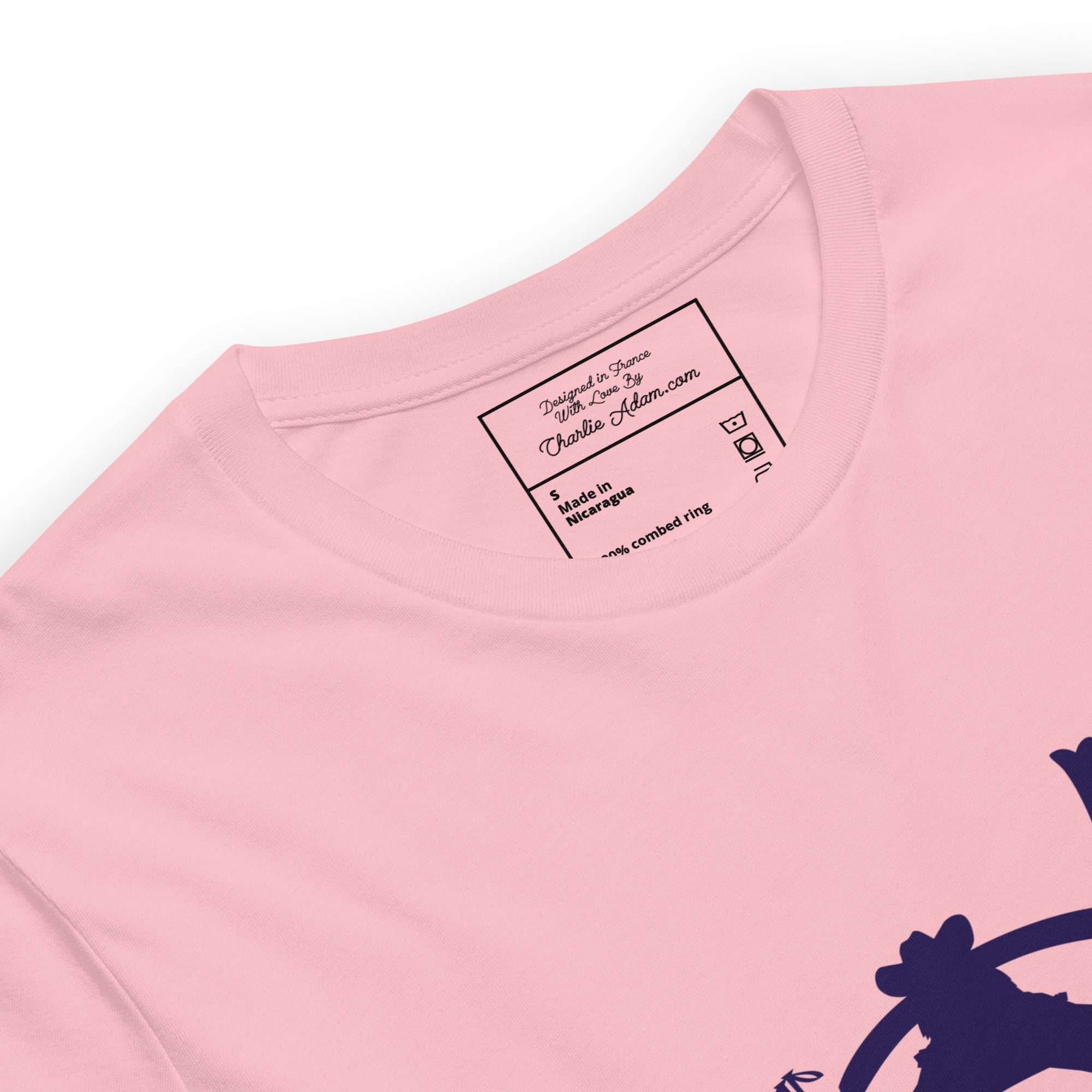 T-shirt en coton unisexe Ski Fight at OK Corral Silhouette sur couleurs claires