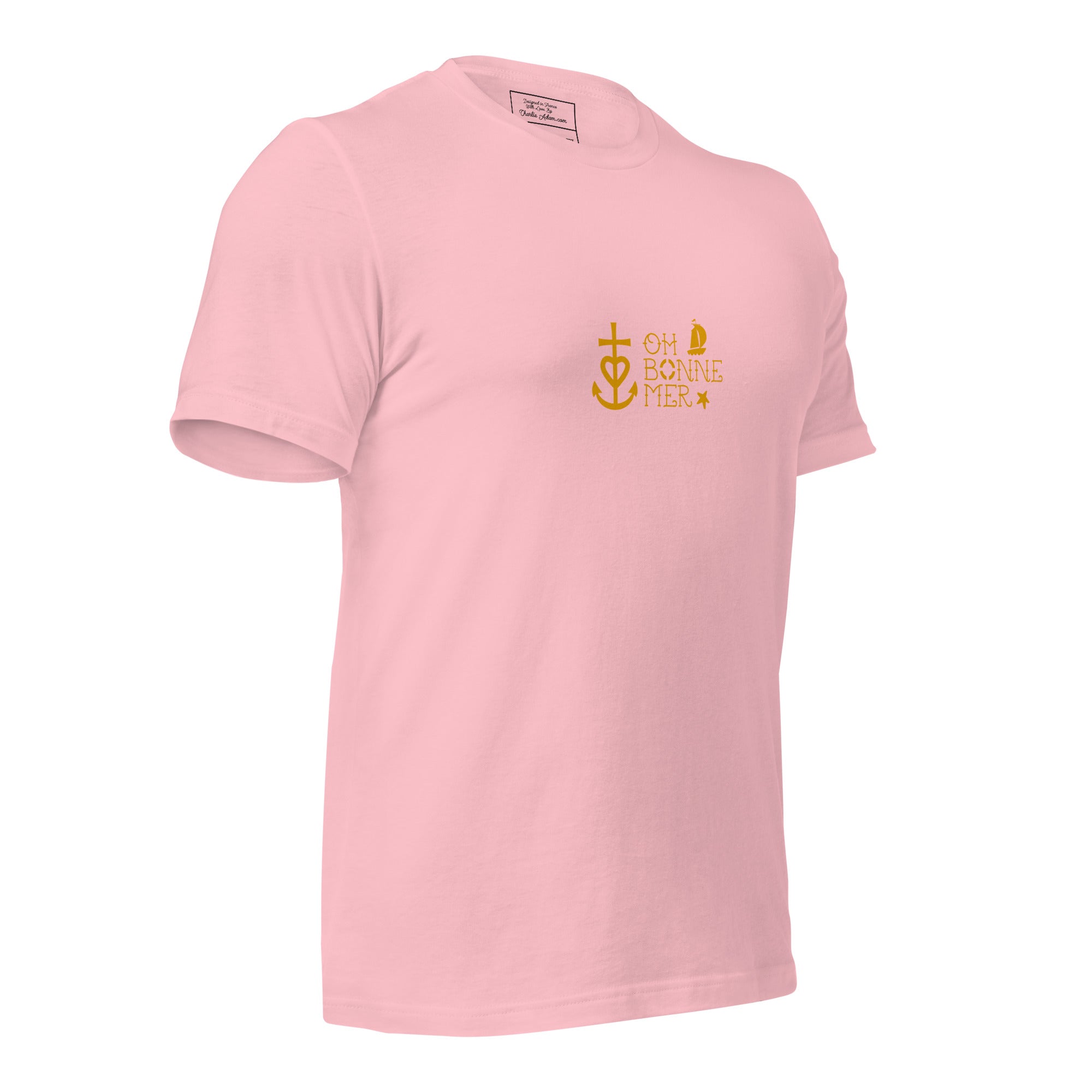T-shirt en coton unisexe Oh Bonne Mer 2 sur couleurs claires