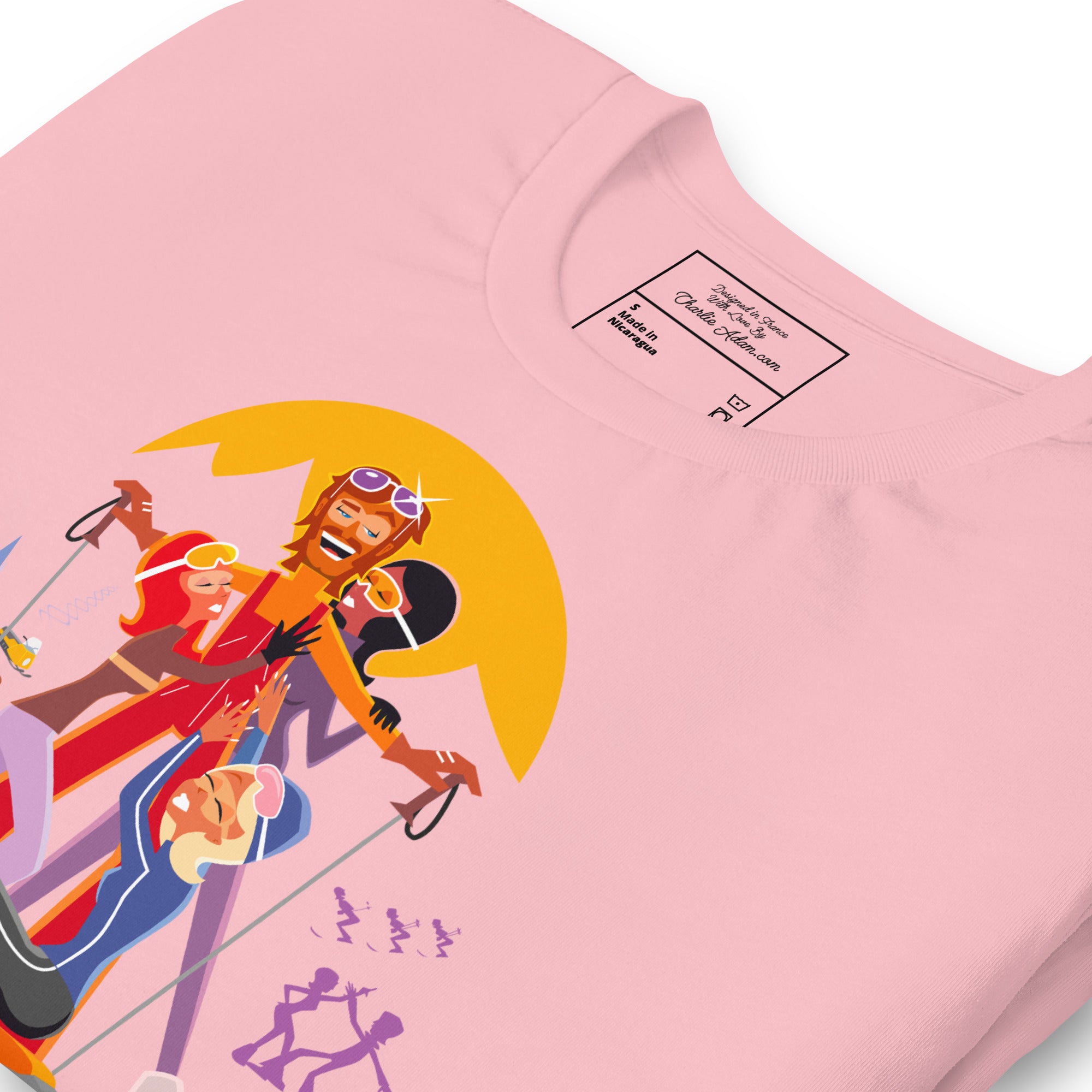 T-shirt en coton unisexe Love instructor First lesson free sur couleurs claires