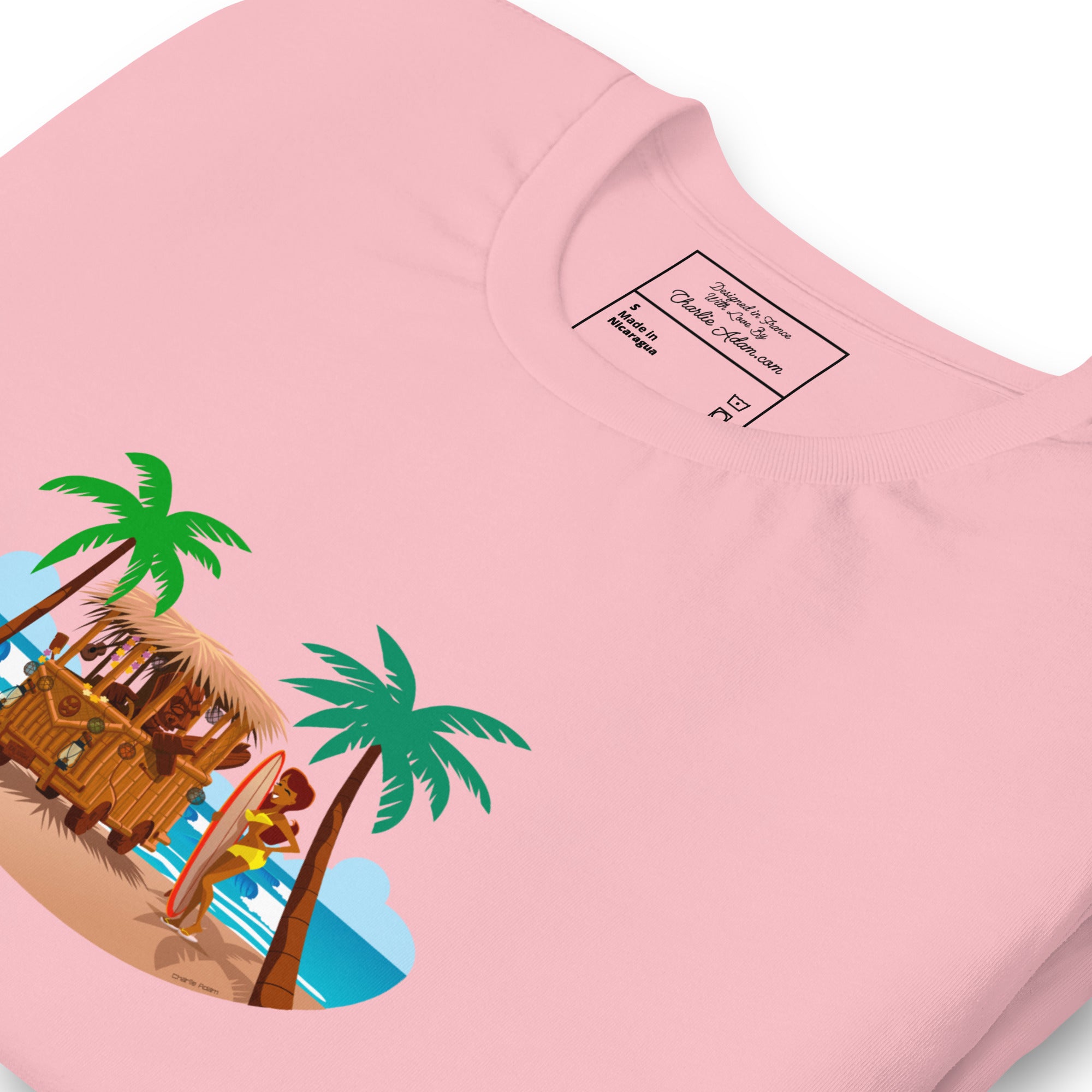 Unisex t-shirt Tiki Kombi on light colors