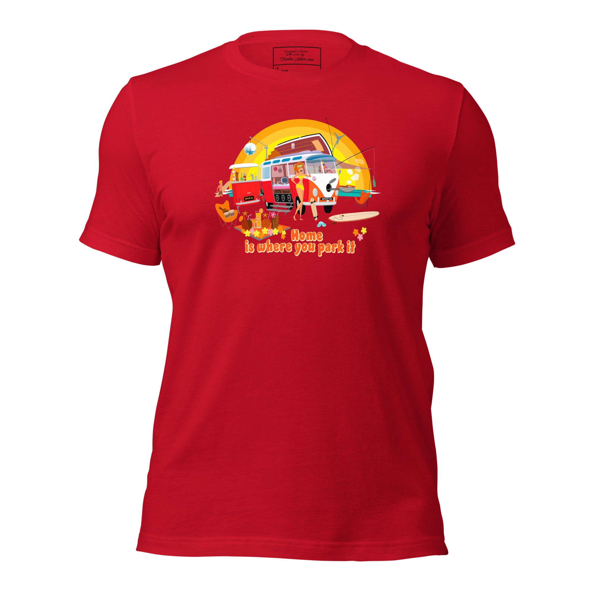 Unisex cotton t-shirt Ultra Combi on bright colors