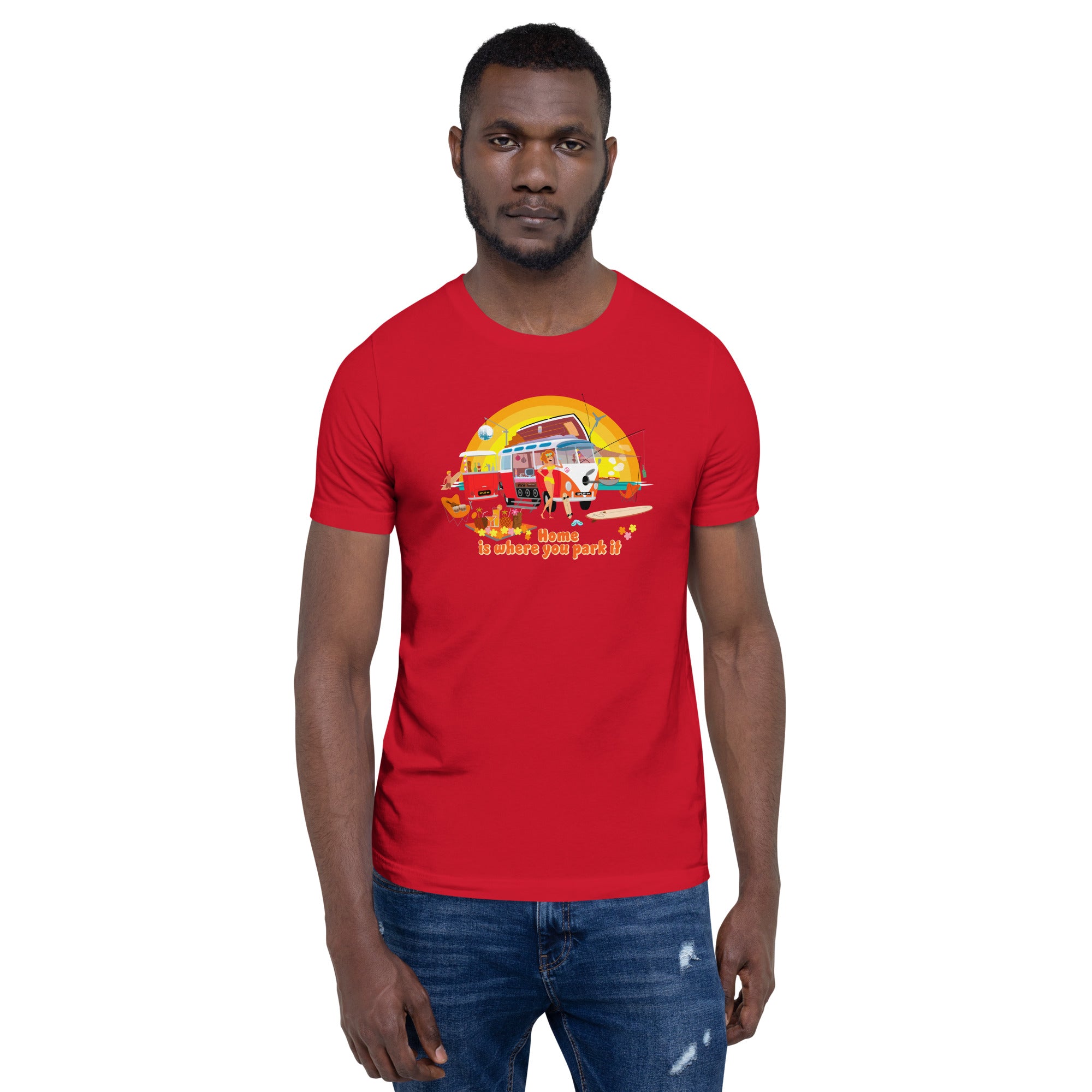 Unisex cotton t-shirt Ultra Combi on bright colors