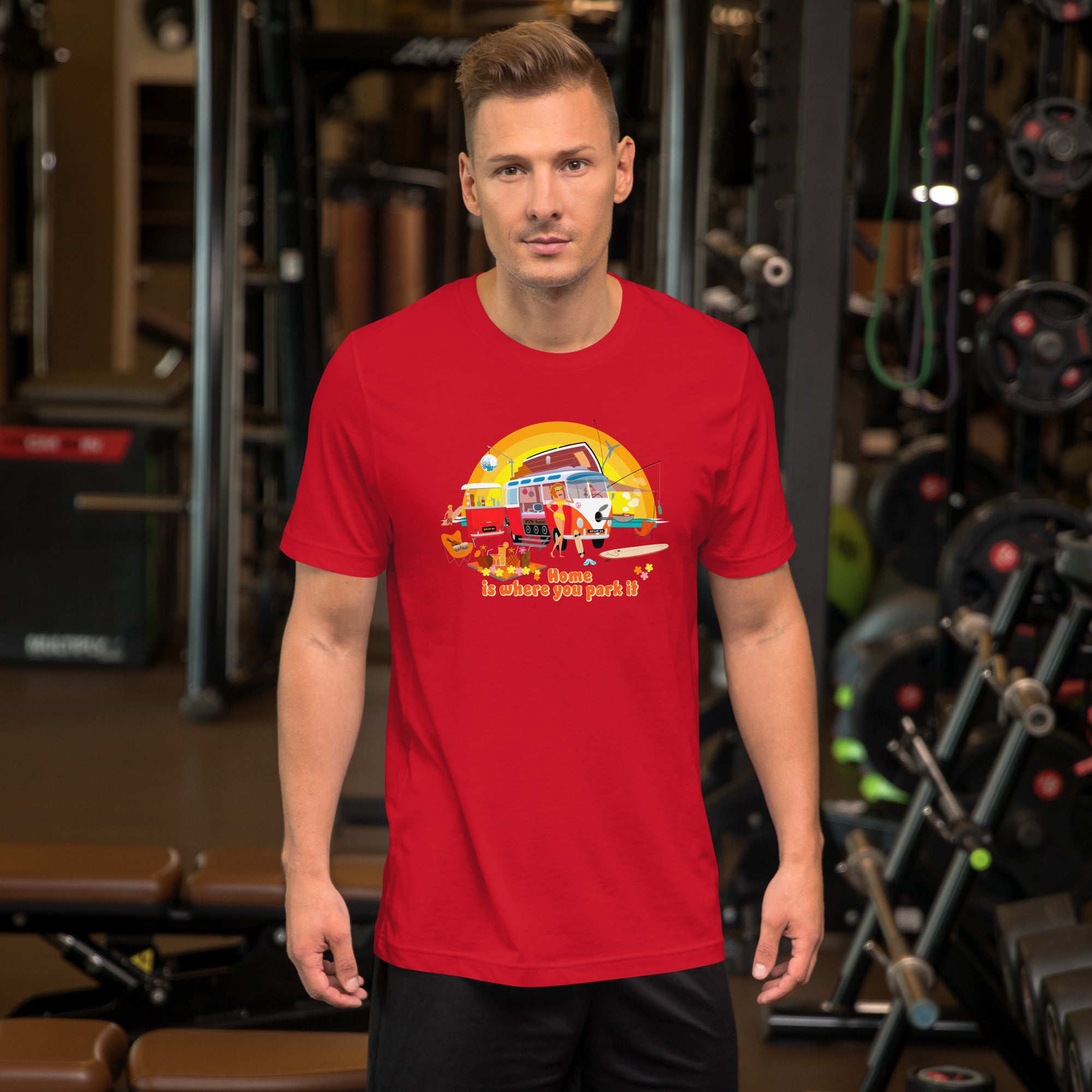 Unisex cotton t-shirt Ultra Combi on bright colors