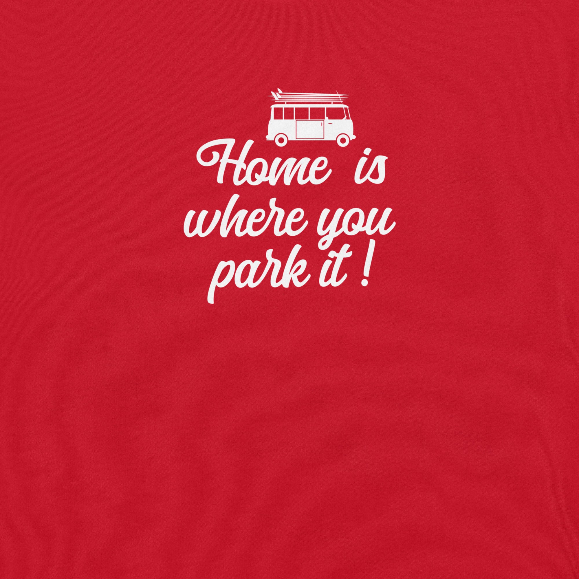 T-shirt en coton unisexe White Surf Combi sur couleurs vives