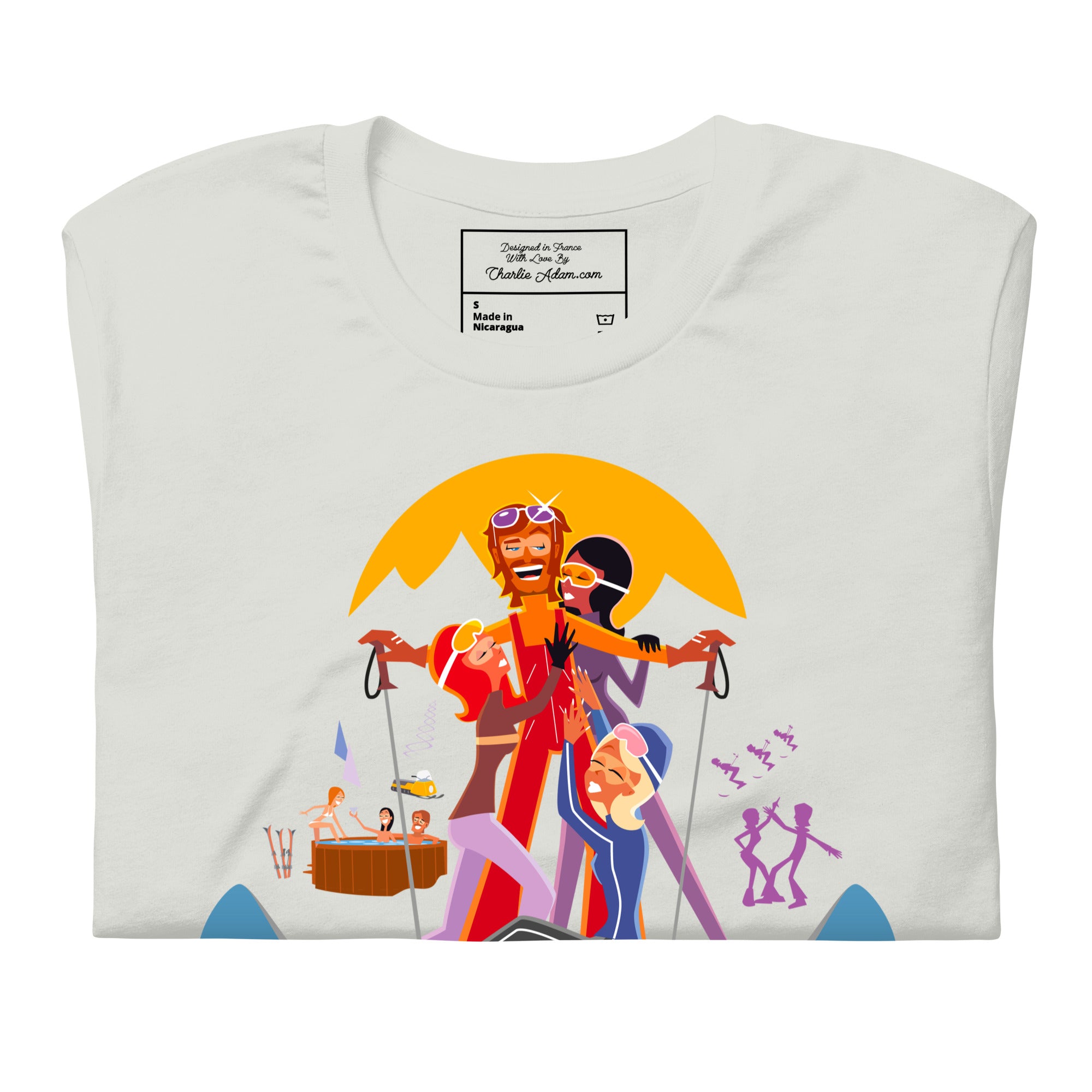 T-shirt en coton unisexe Love instructor First lesson free sur couleurs claires