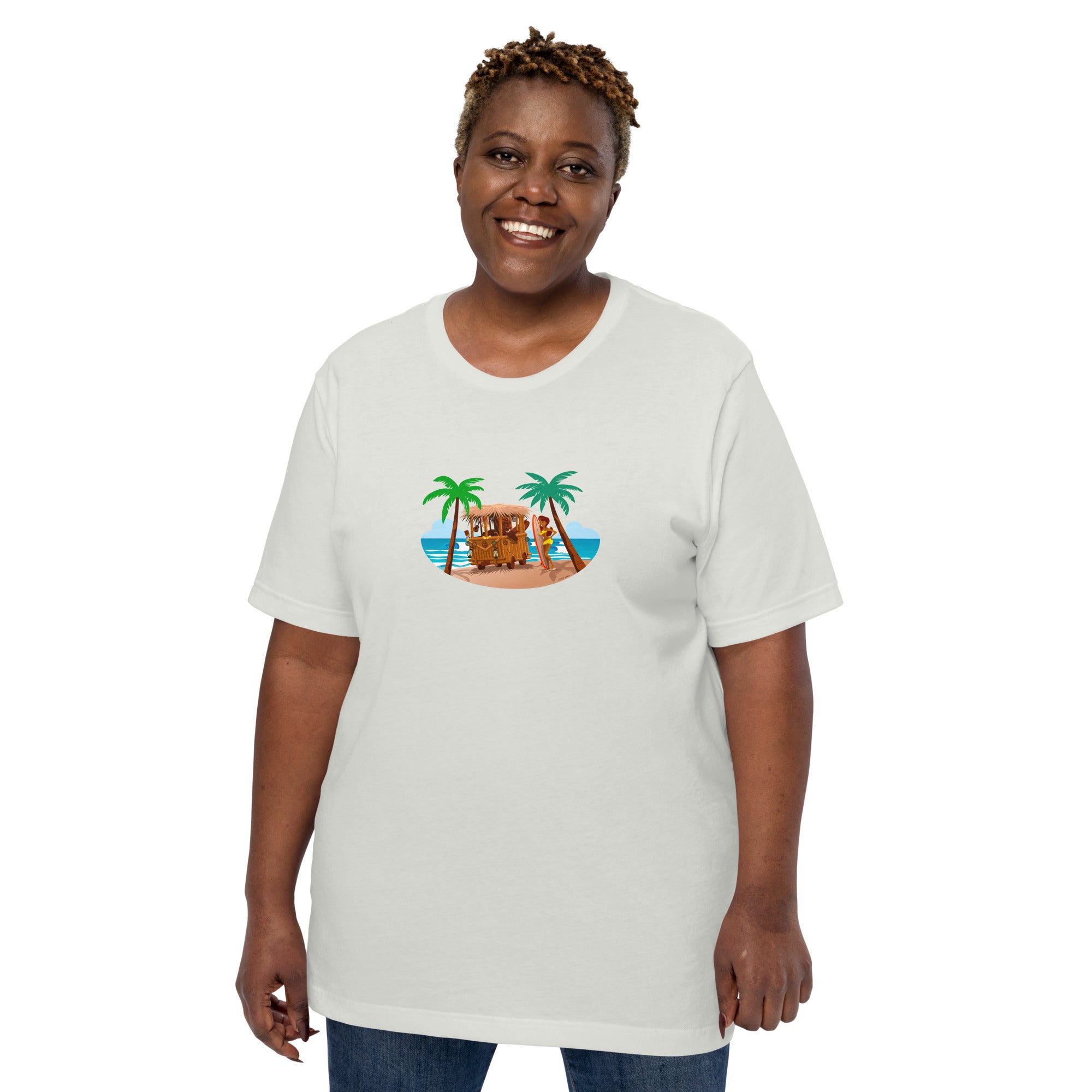 Unisex t-shirt Tiki Kombi on light colors