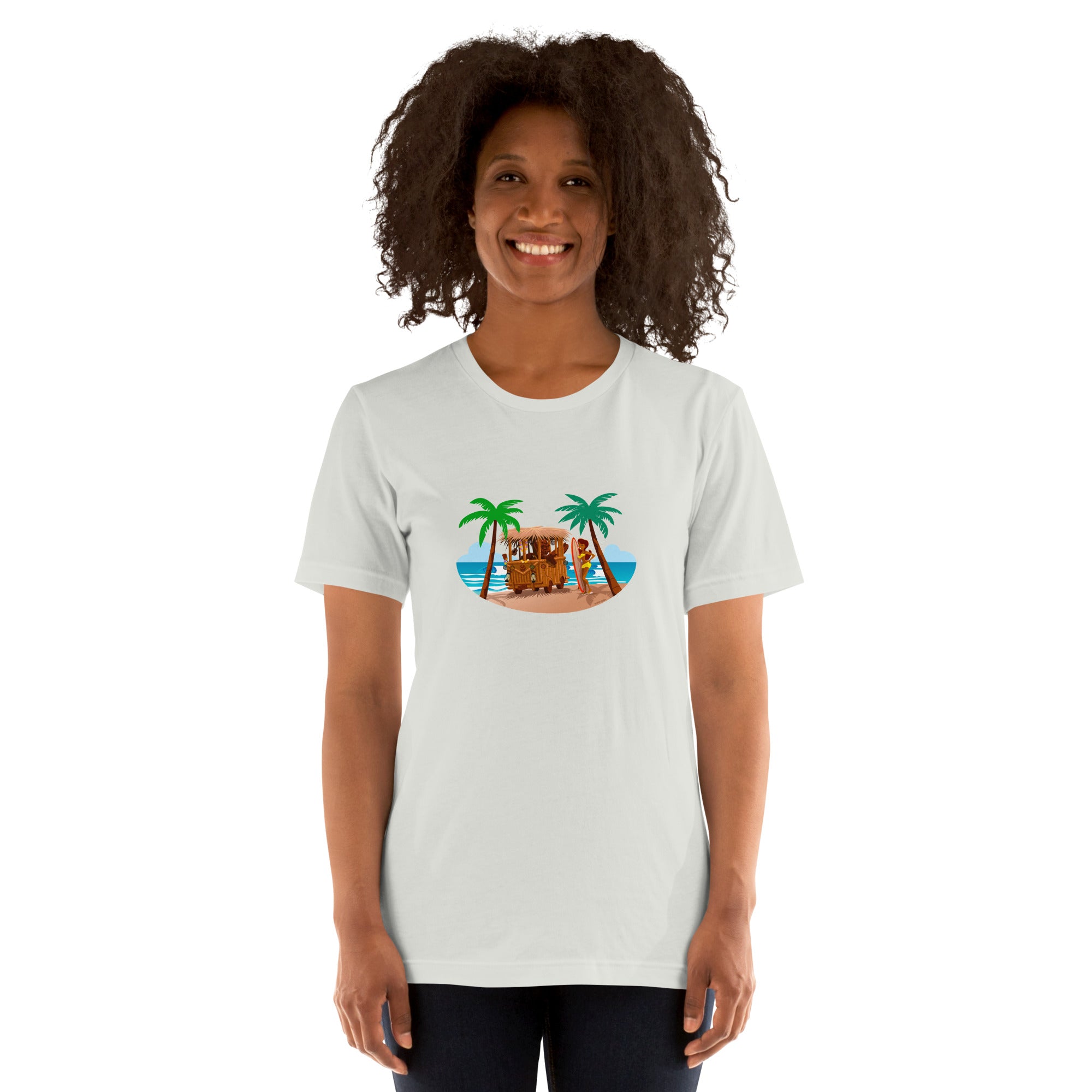Unisex t-shirt Tiki Kombi on light colors