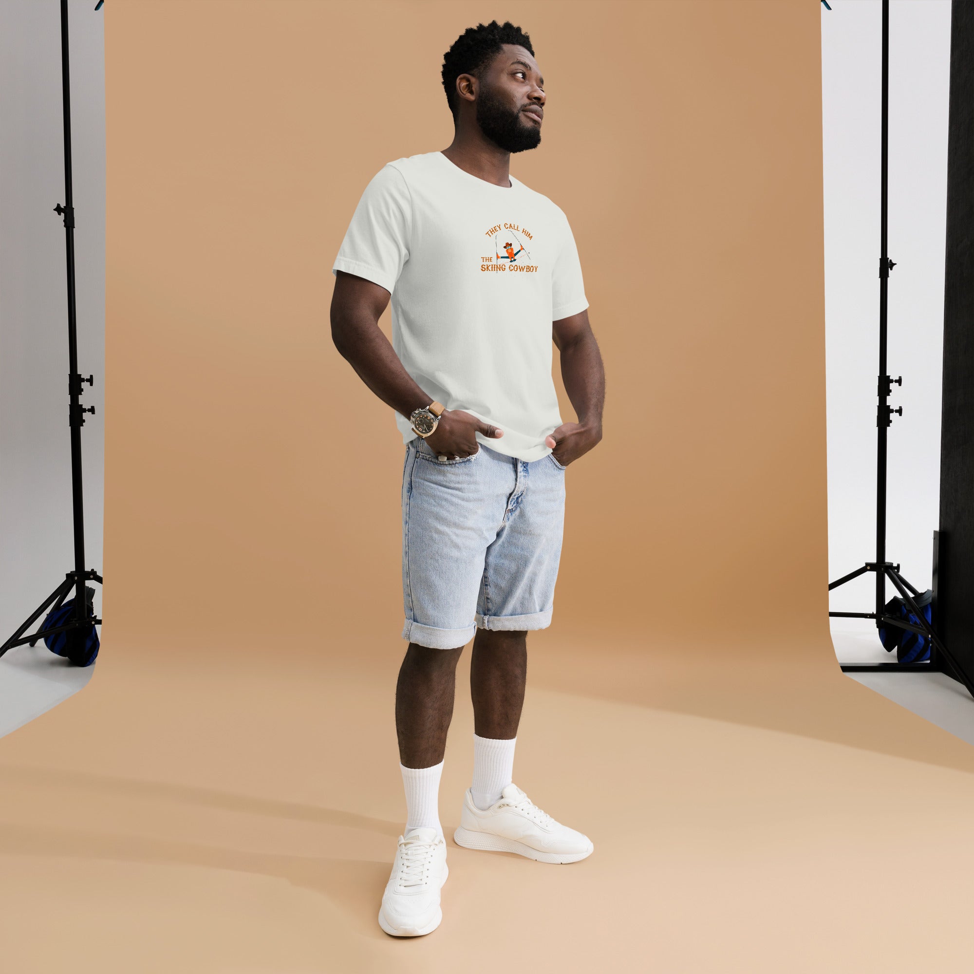 T-shirt en coton unisexe Hot Dogger sur couleurs claires