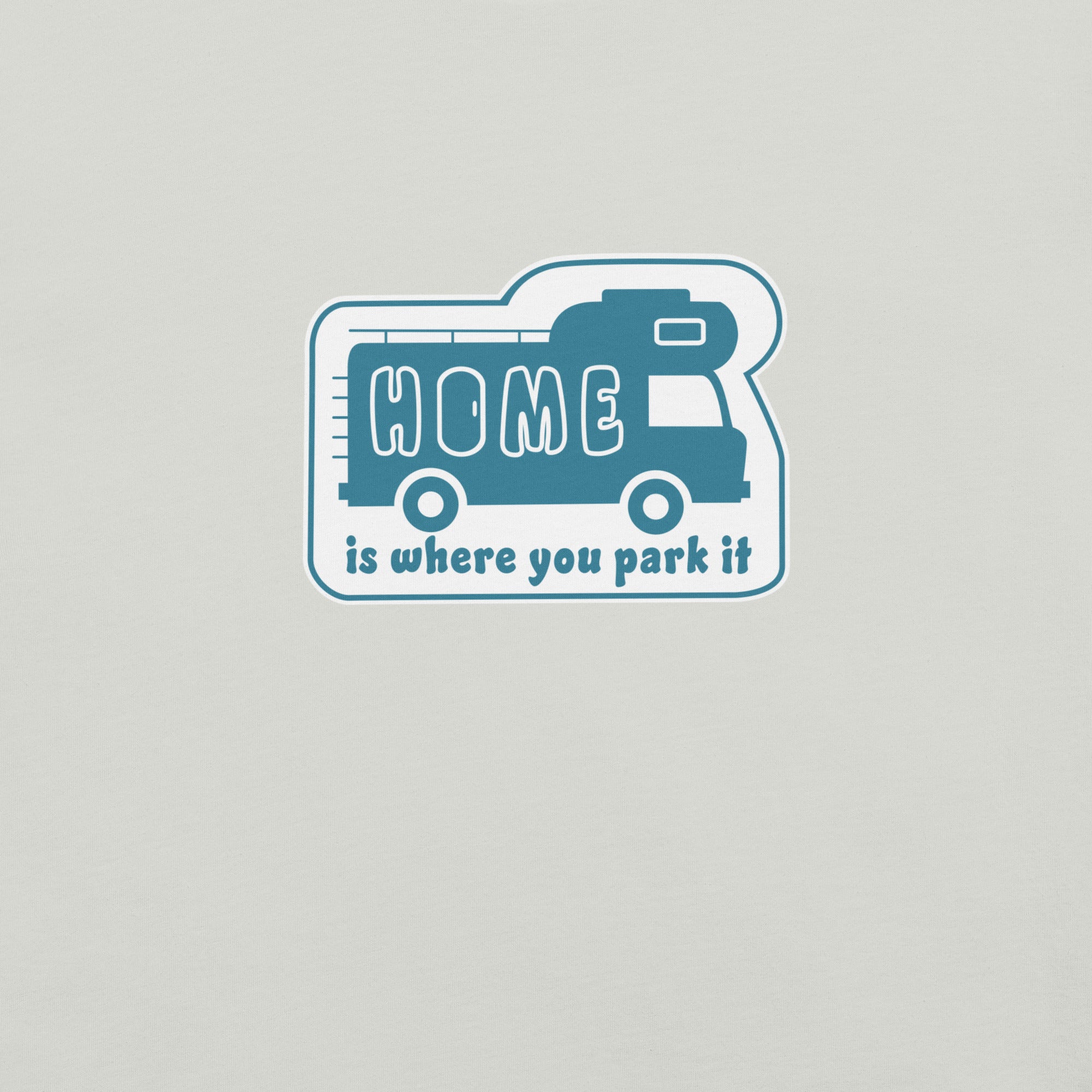 Unisex cotton t-shirt Bold Camper Van on light colors