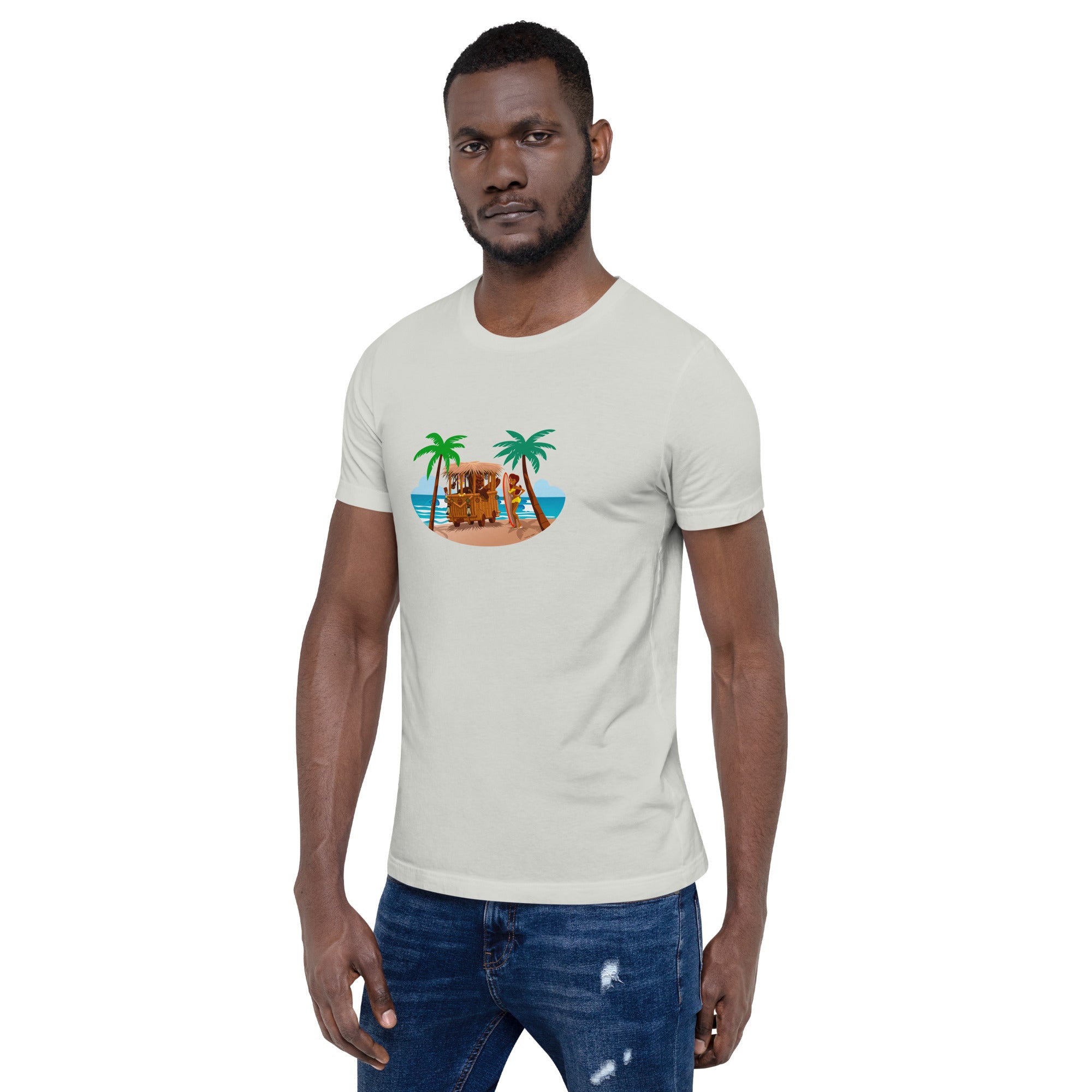 Unisex t-shirt Tiki Kombi on light colors