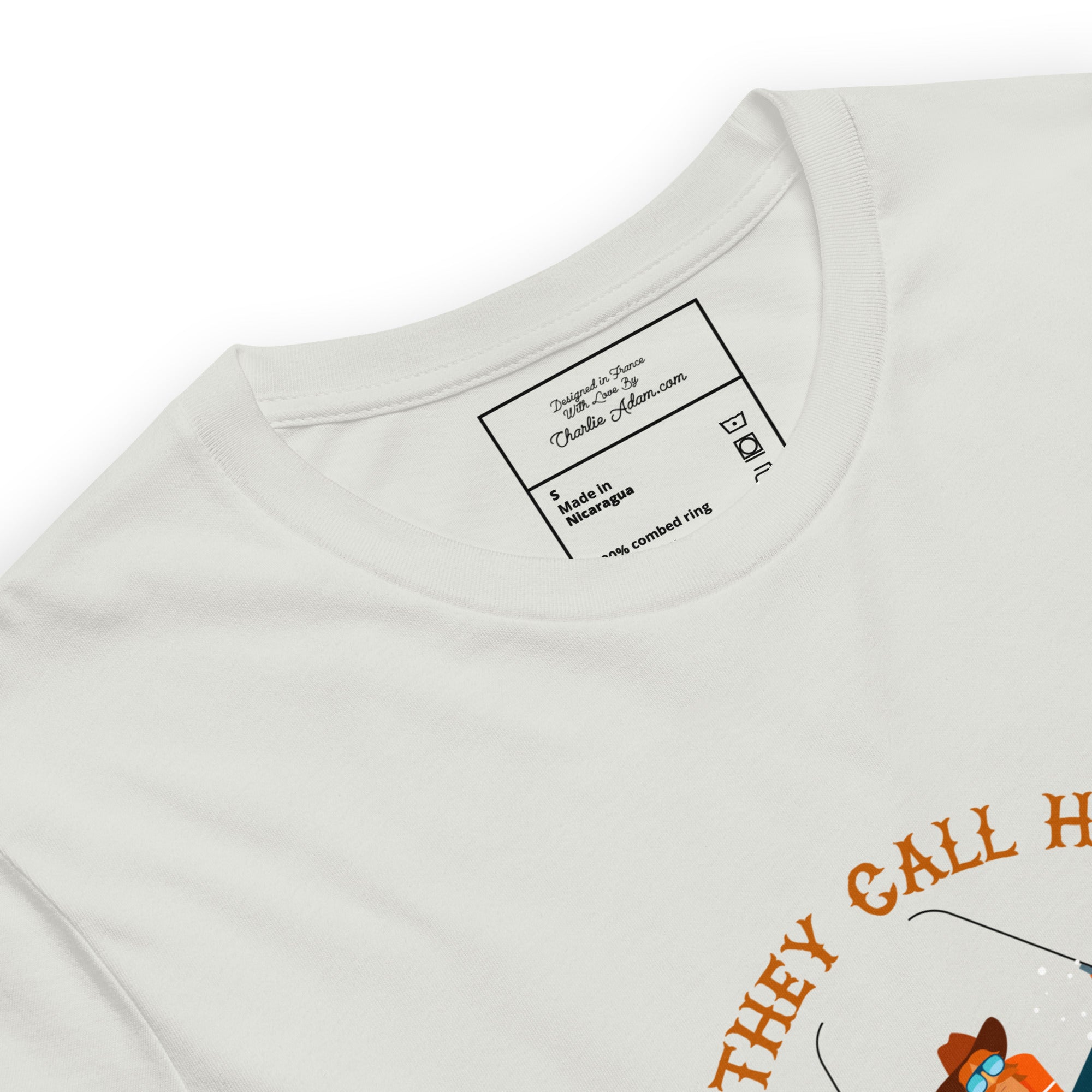 T-shirt en coton unisexe Hot Dogger sur couleurs claires