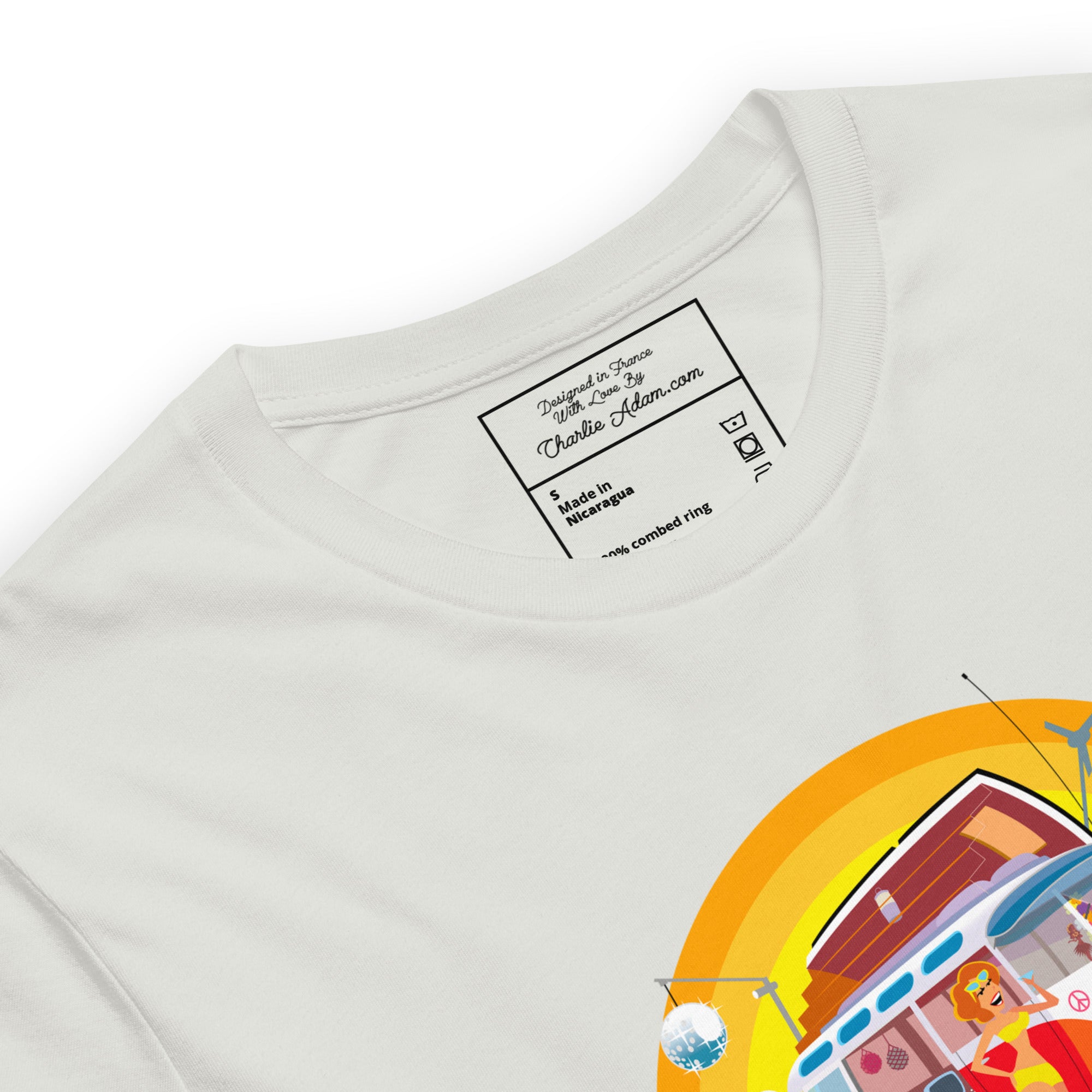 Unisex cotton t-shirt Ultra Combi on light colors