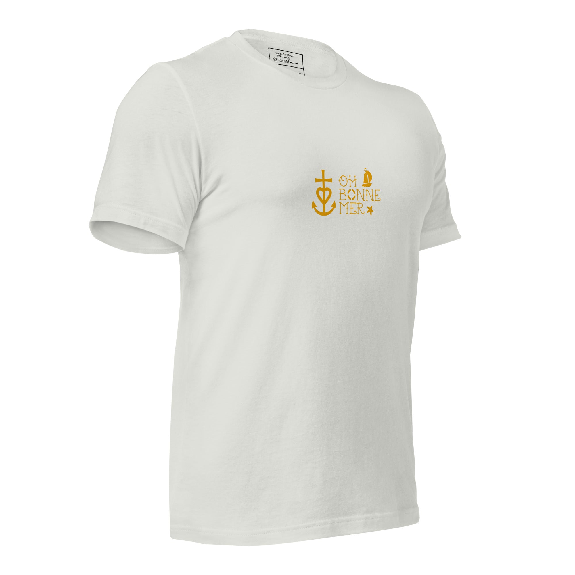 T-shirt en coton unisexe Oh Bonne Mer 2 sur couleurs claires