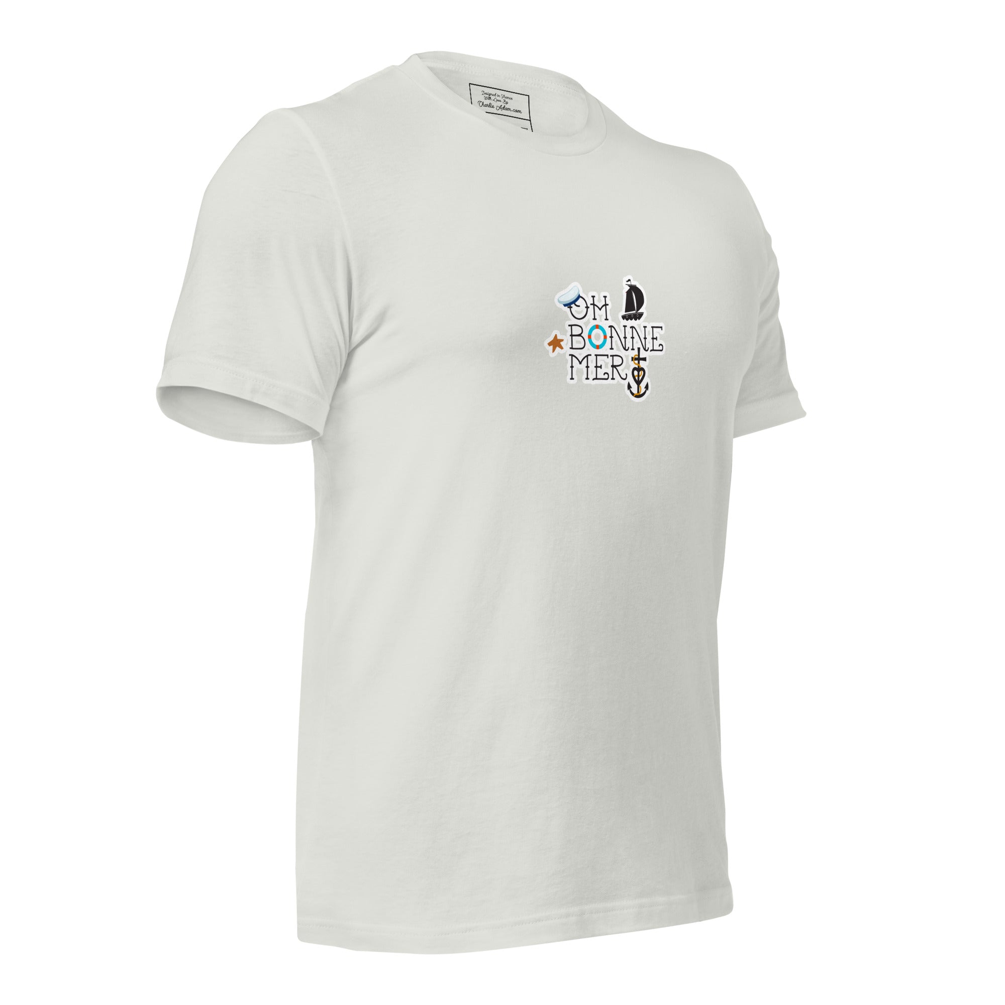 T-shirt en coton unisexe Oh Bonne Mer 3 sur couleurs claires