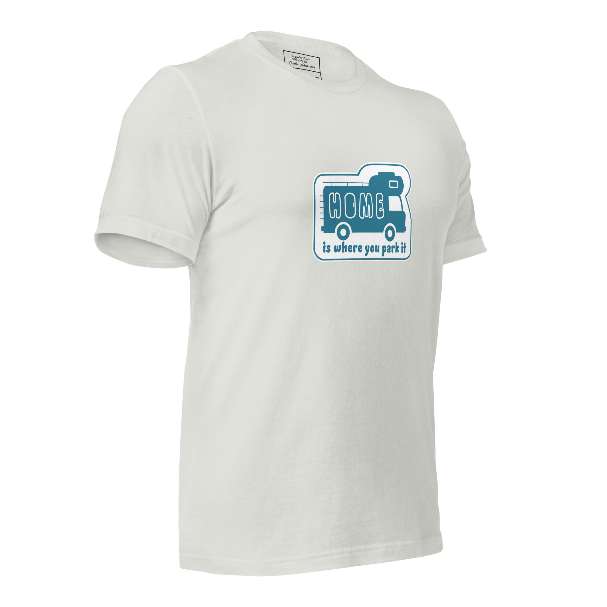 Unisex cotton t-shirt Bold Camper Van on light colors