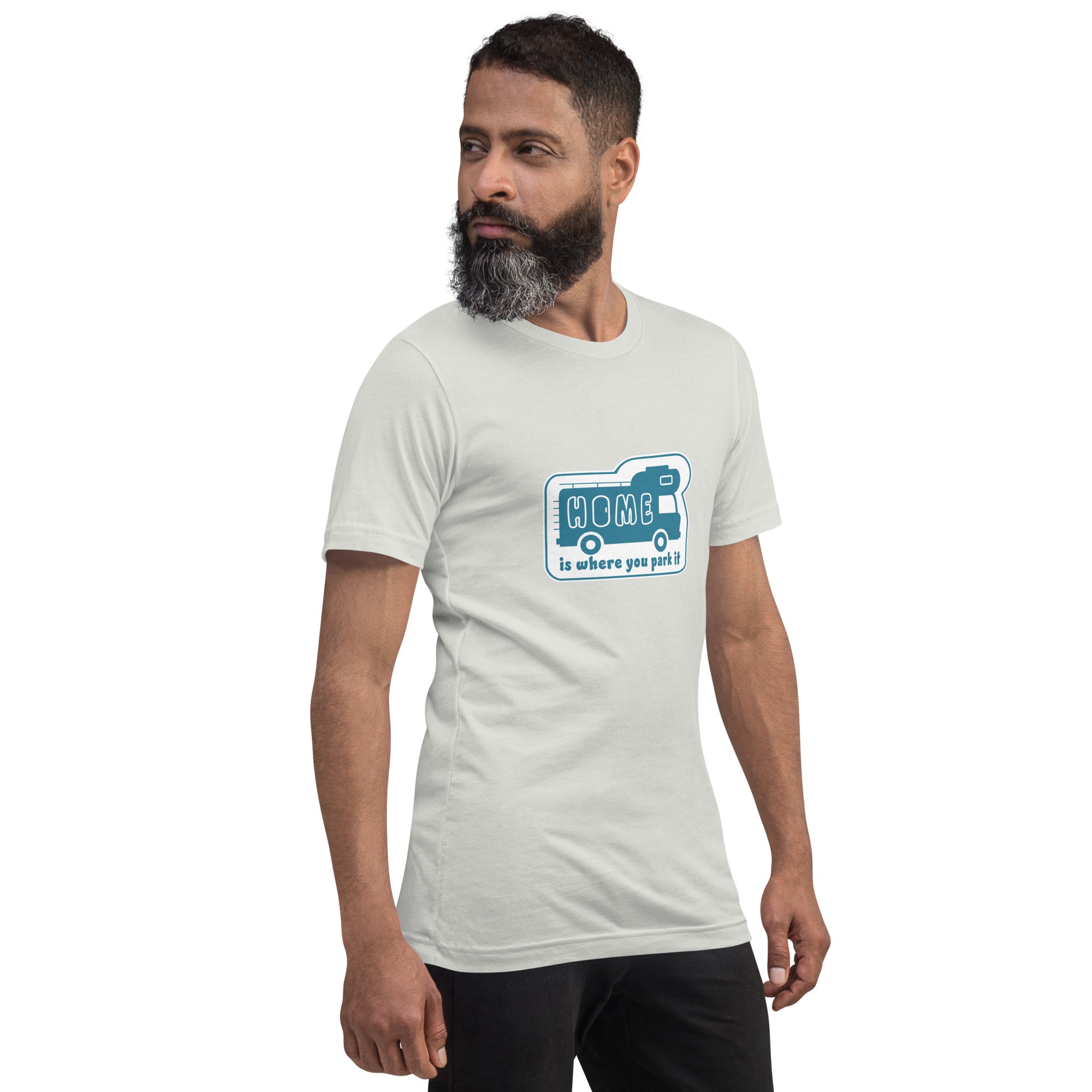 Unisex cotton t-shirt Bold Camper Van on light colors