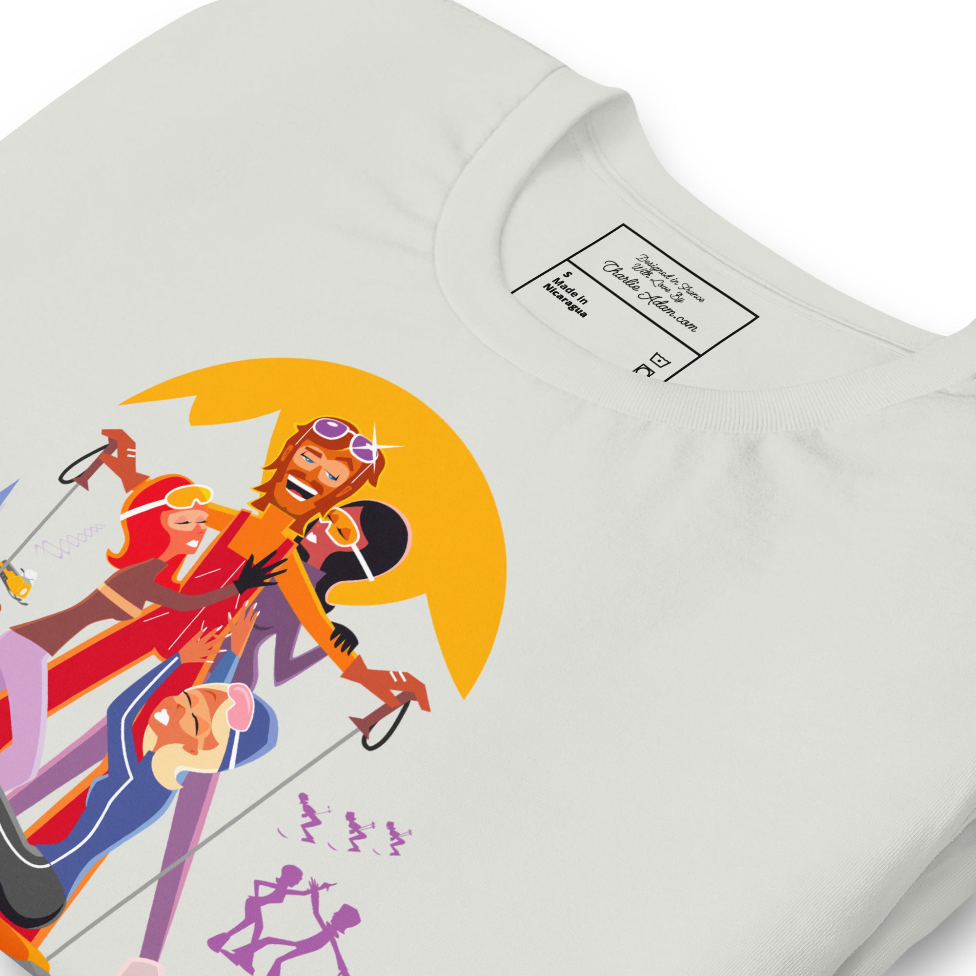 T-shirt en coton unisexe Love instructor First lesson free sur couleurs claires