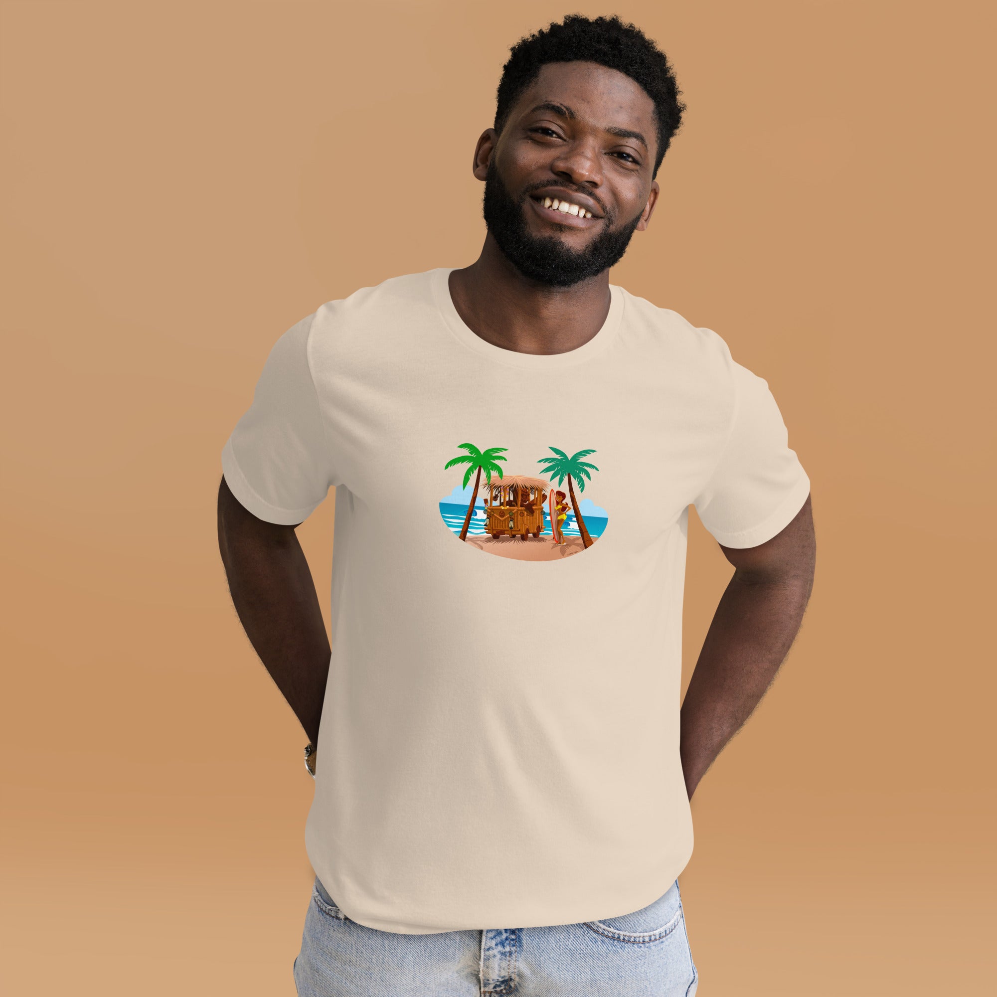 Unisex t-shirt Tiki Kombi on light colors