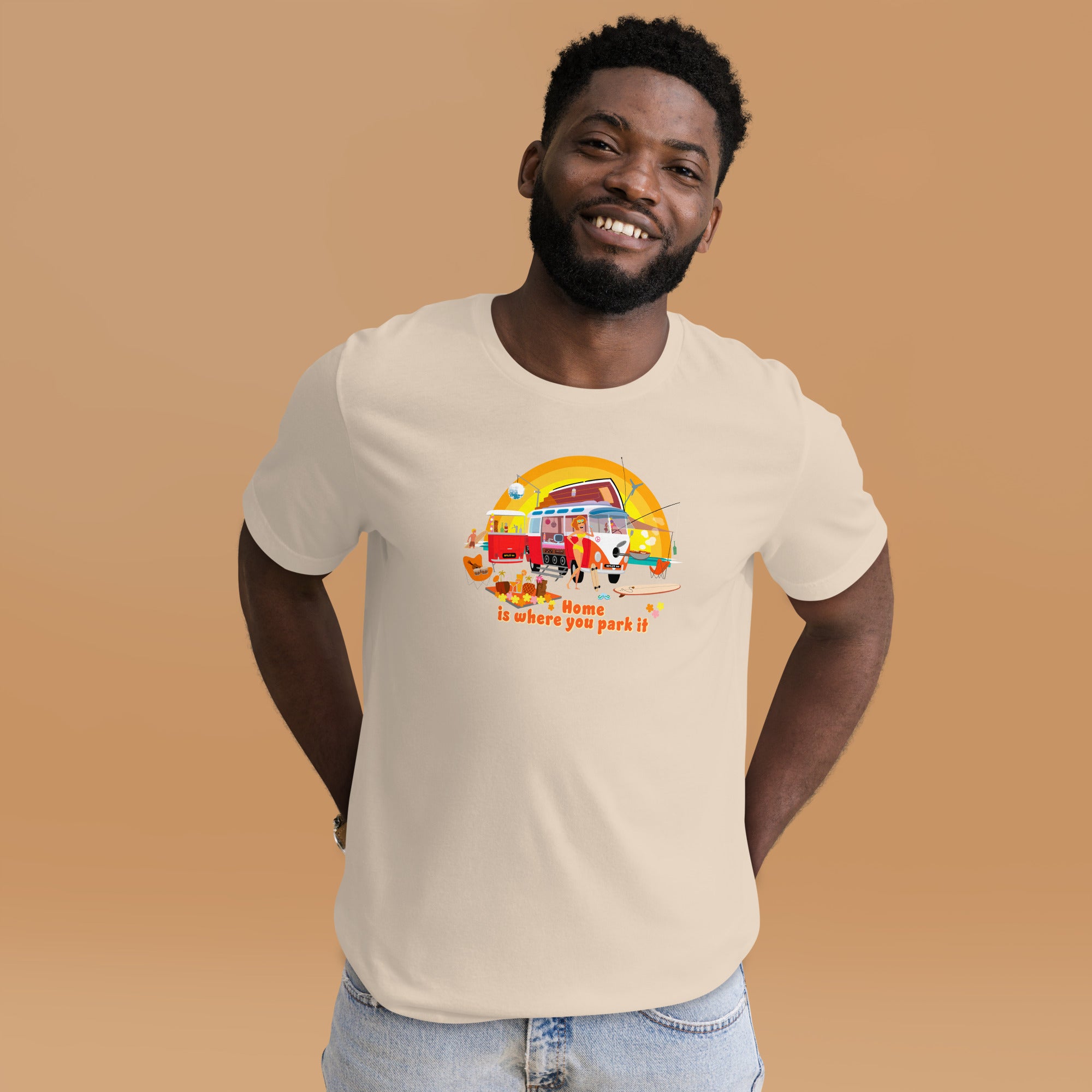 Unisex cotton t-shirt Ultra Combi on light colors