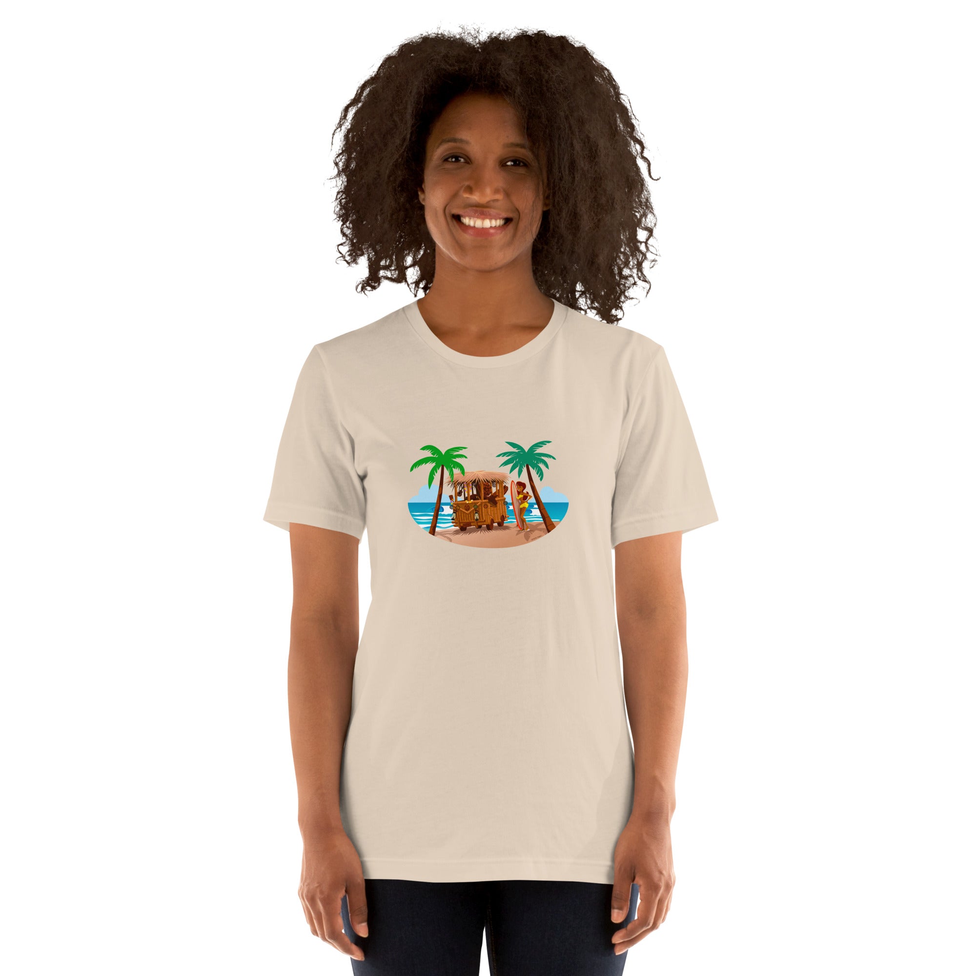 Unisex t-shirt Tiki Kombi on light colors