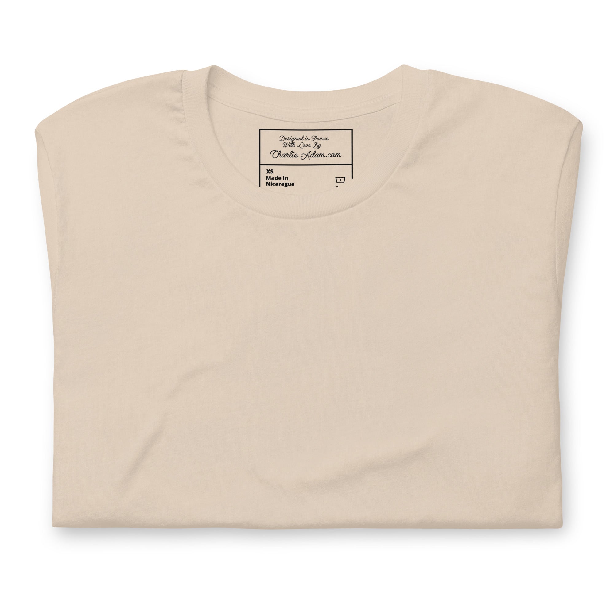 Unisex t-shirt Oh Bonne Mer 1 large printed pattern (back)