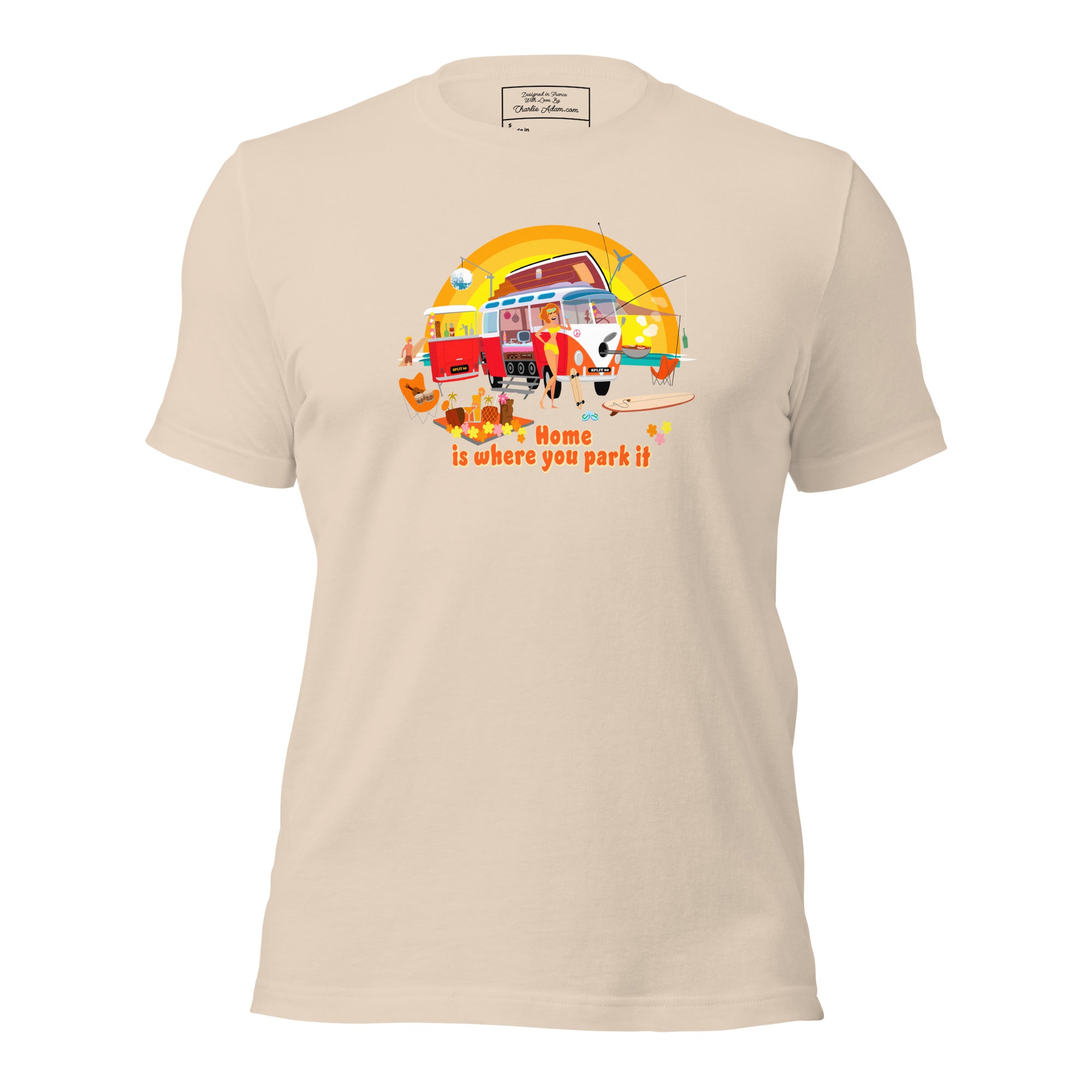 Unisex cotton t-shirt Ultra Combi on light colors