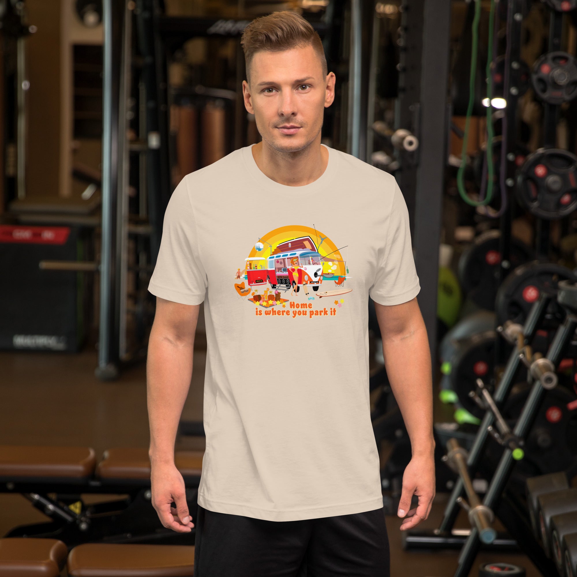 Unisex cotton t-shirt Ultra Combi on light colors