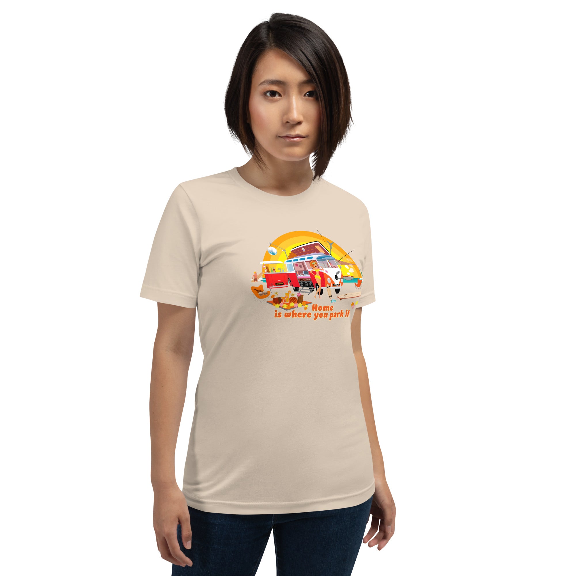 Unisex cotton t-shirt Ultra Combi on light colors