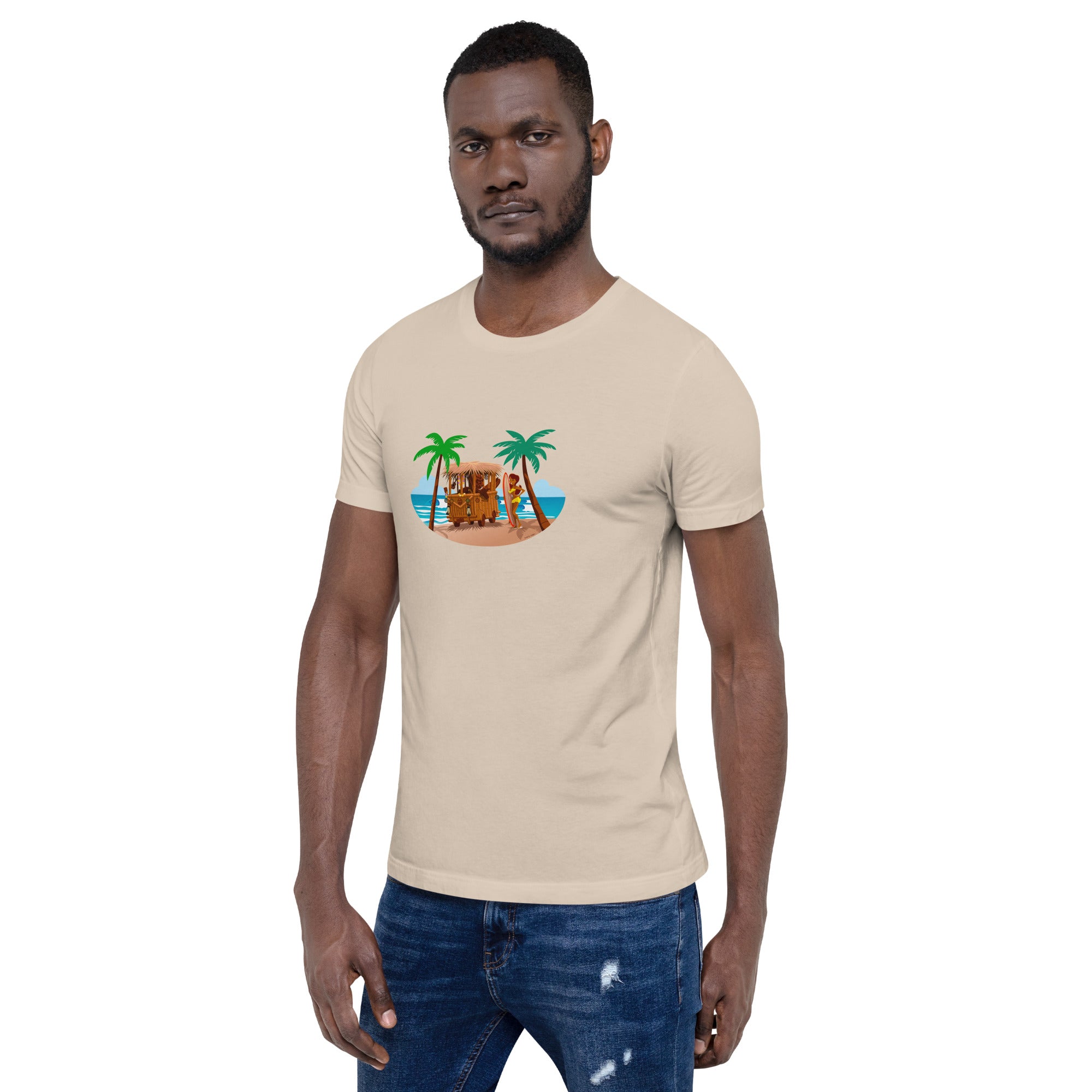 Unisex t-shirt Tiki Kombi on light colors