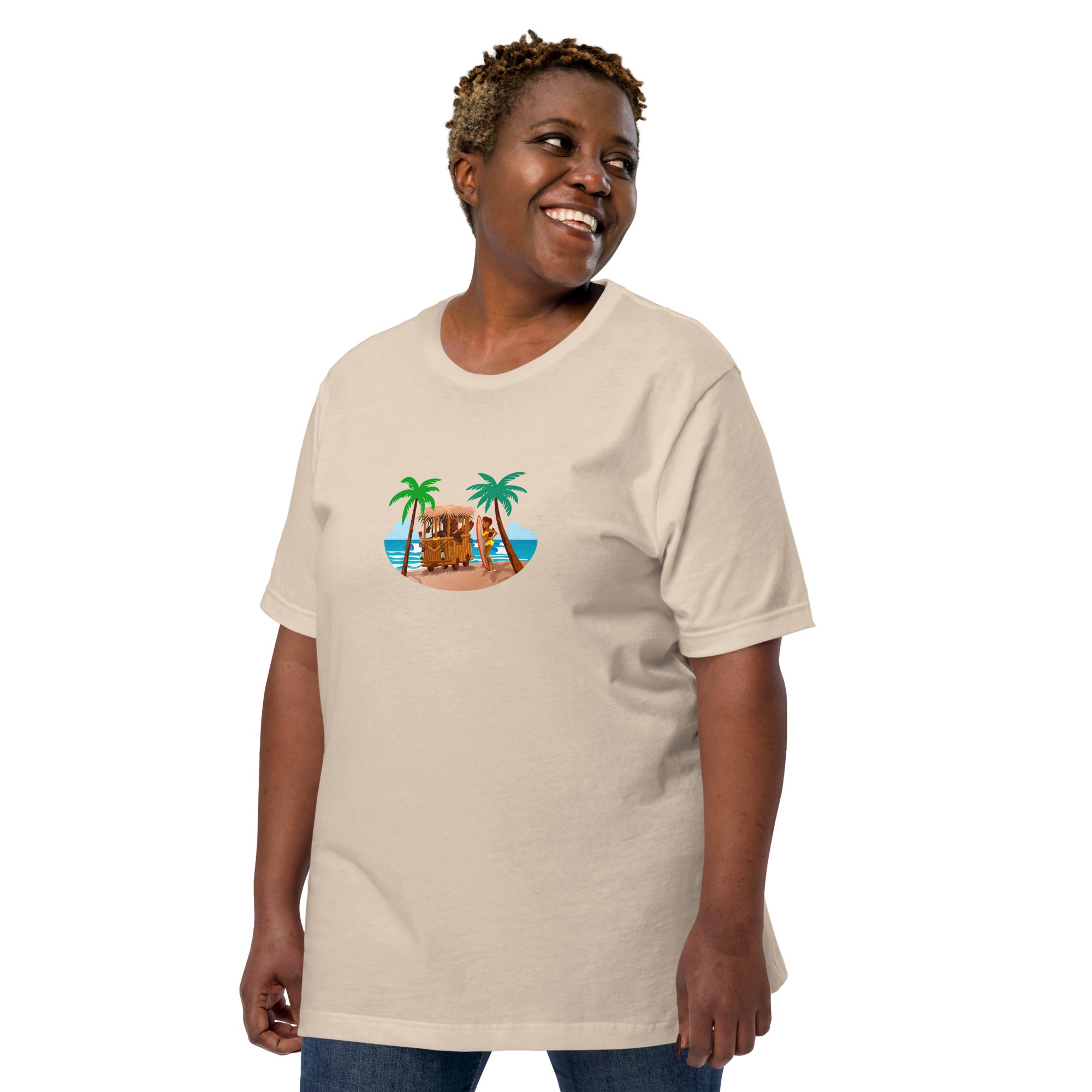 Unisex t-shirt Tiki Kombi on light colors