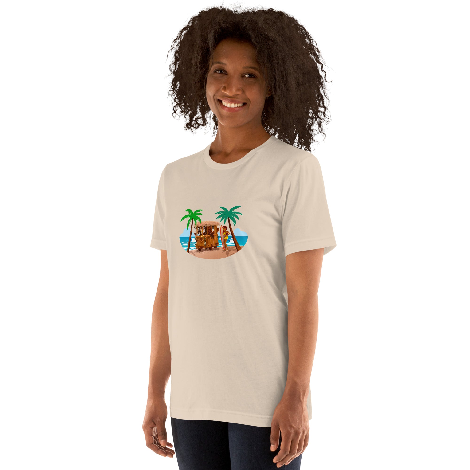 Unisex t-shirt Tiki Kombi on light colors