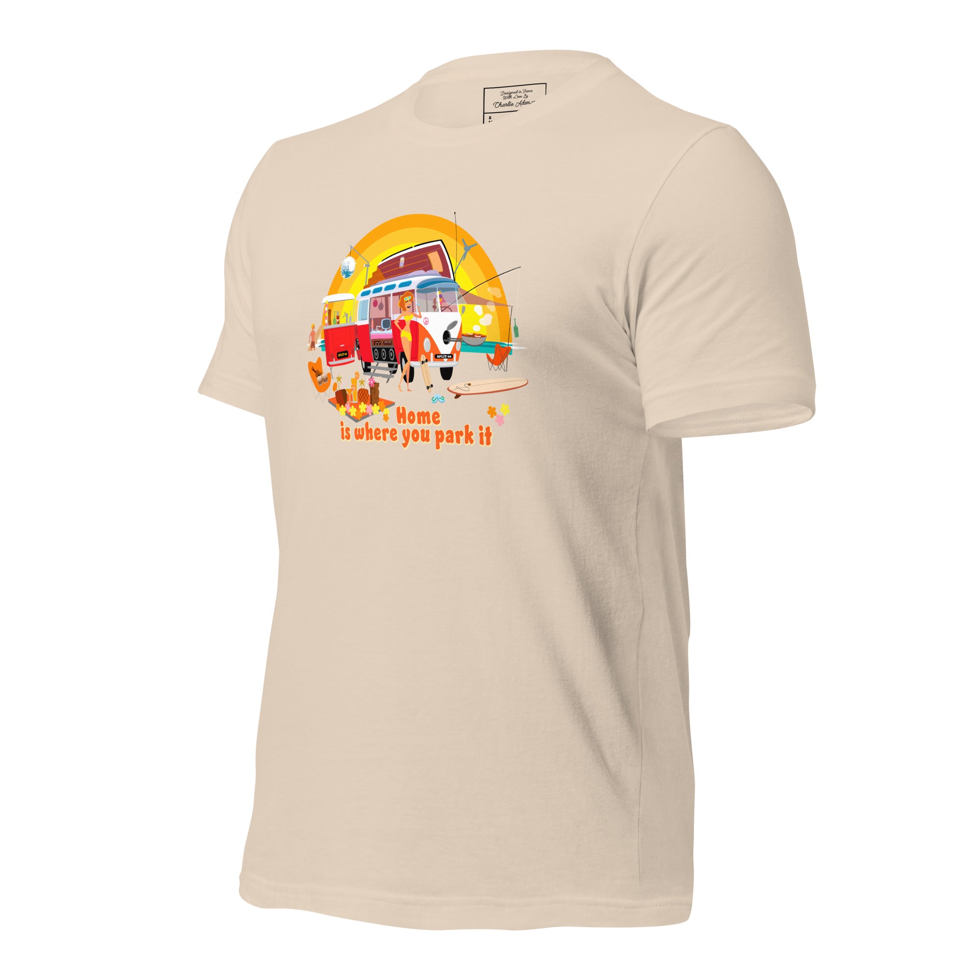 Unisex cotton t-shirt Ultra Combi on light colors