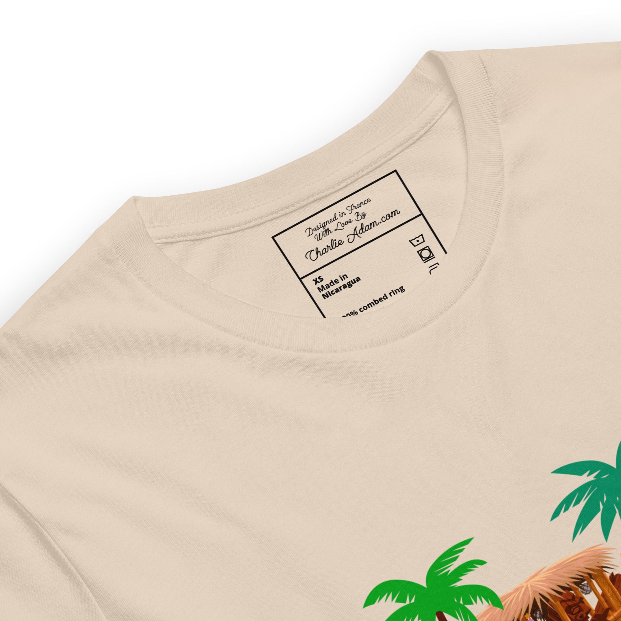Unisex t-shirt Tiki Kombi on light colors