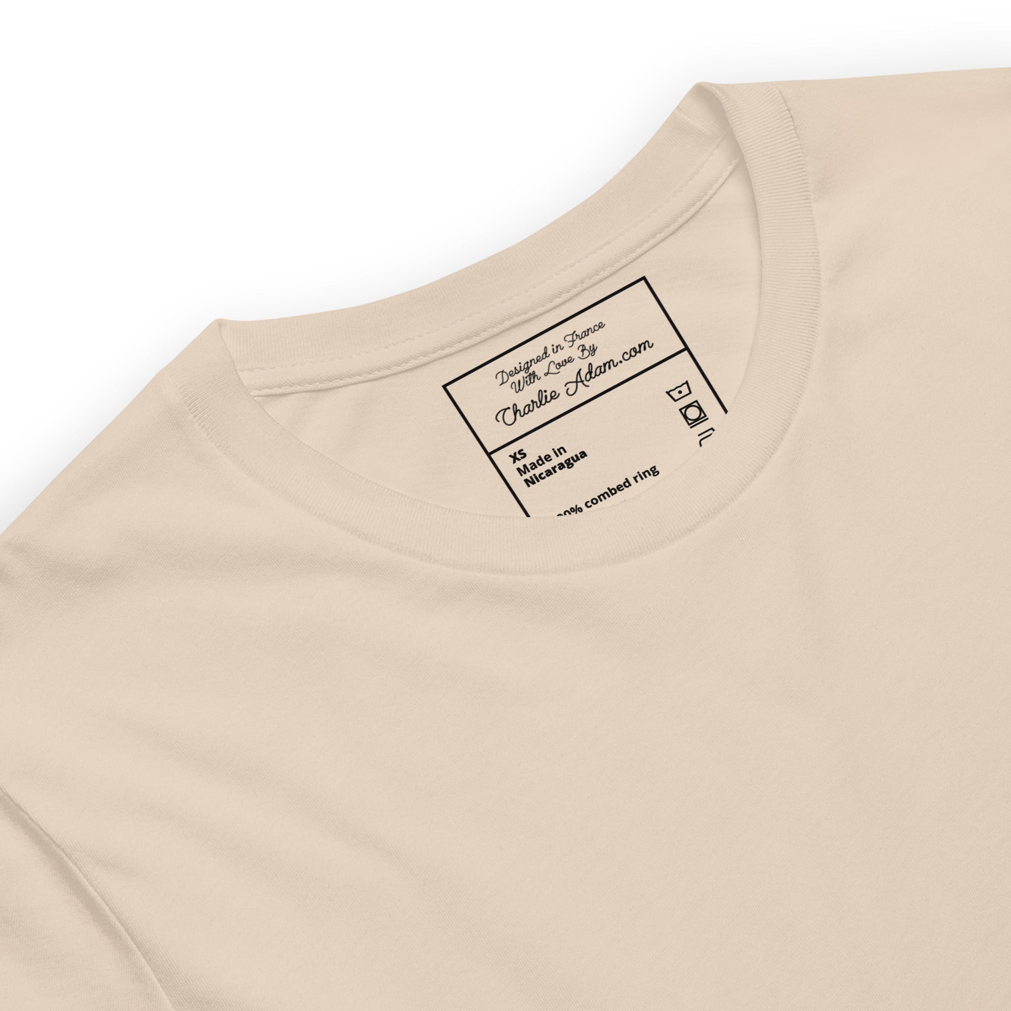 Unisex t-shirt Oh Bonne Mer 1 large printed pattern (back)